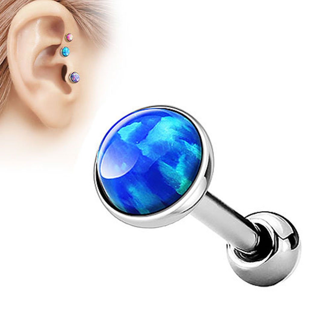 Taffstyle Piercing-Set Tragus Stecker mit flachen günstig online kaufen