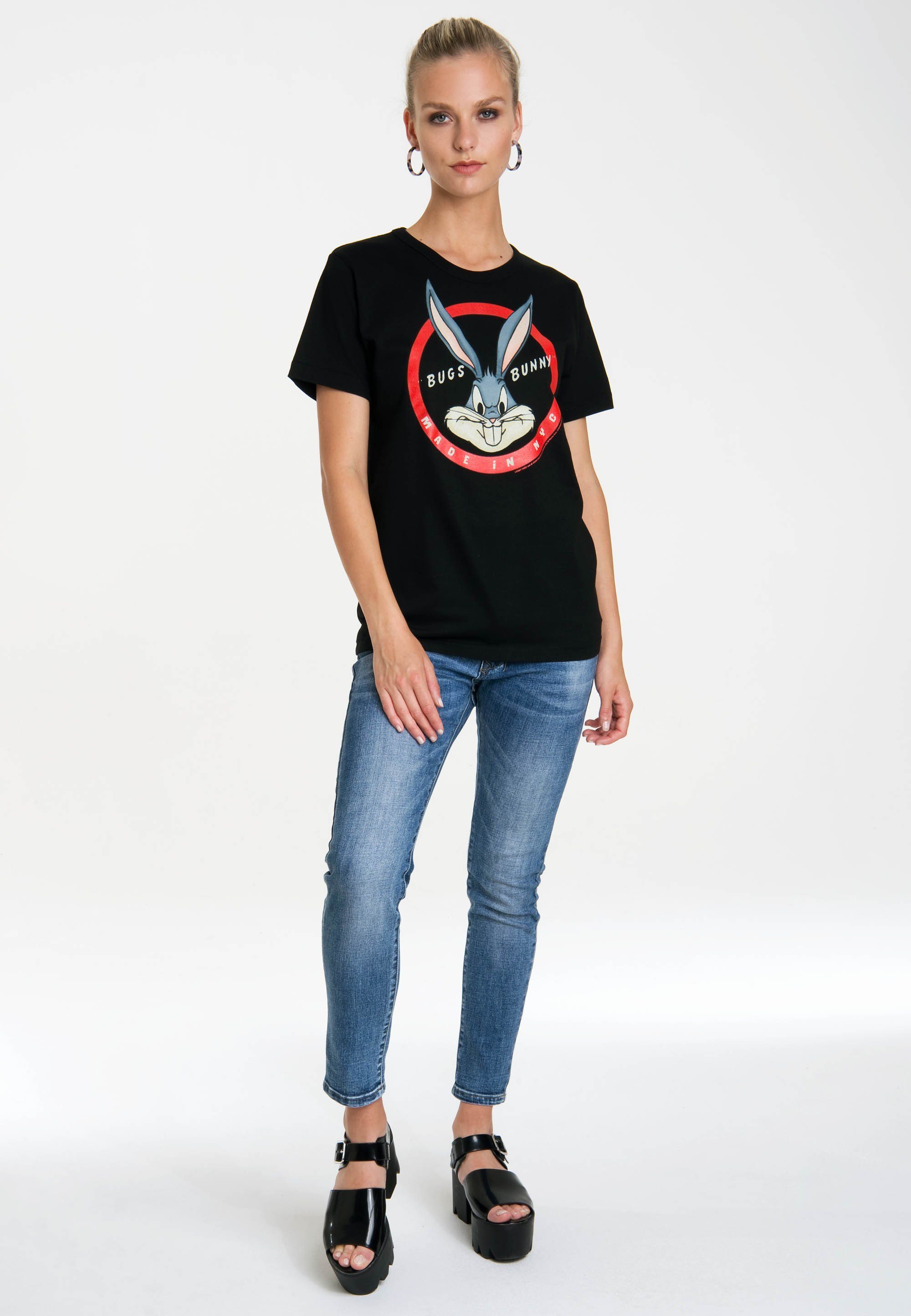 LOGOSHIRT T-Shirt Looney Tunes mit lizenziertem Originaldesign