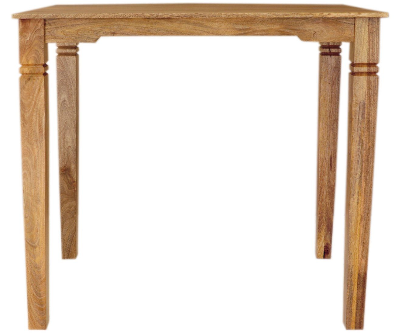 Indischesmoebelhausde Bartisch Bar-Esstisch 80x110x80 aus indischem Mango-Massivholz