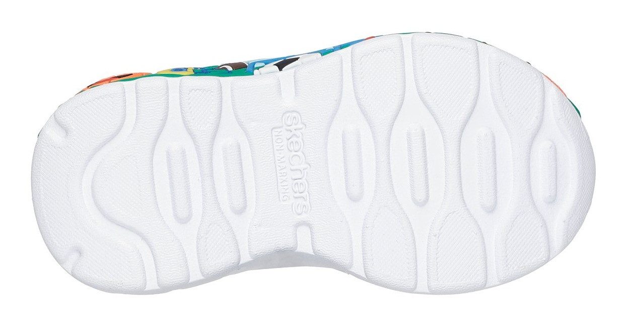 Skechers PLAY SCENE Lauflernschuh, Sneaker, Babyschuh mit Klettverschluss, Größenschablone zum Download