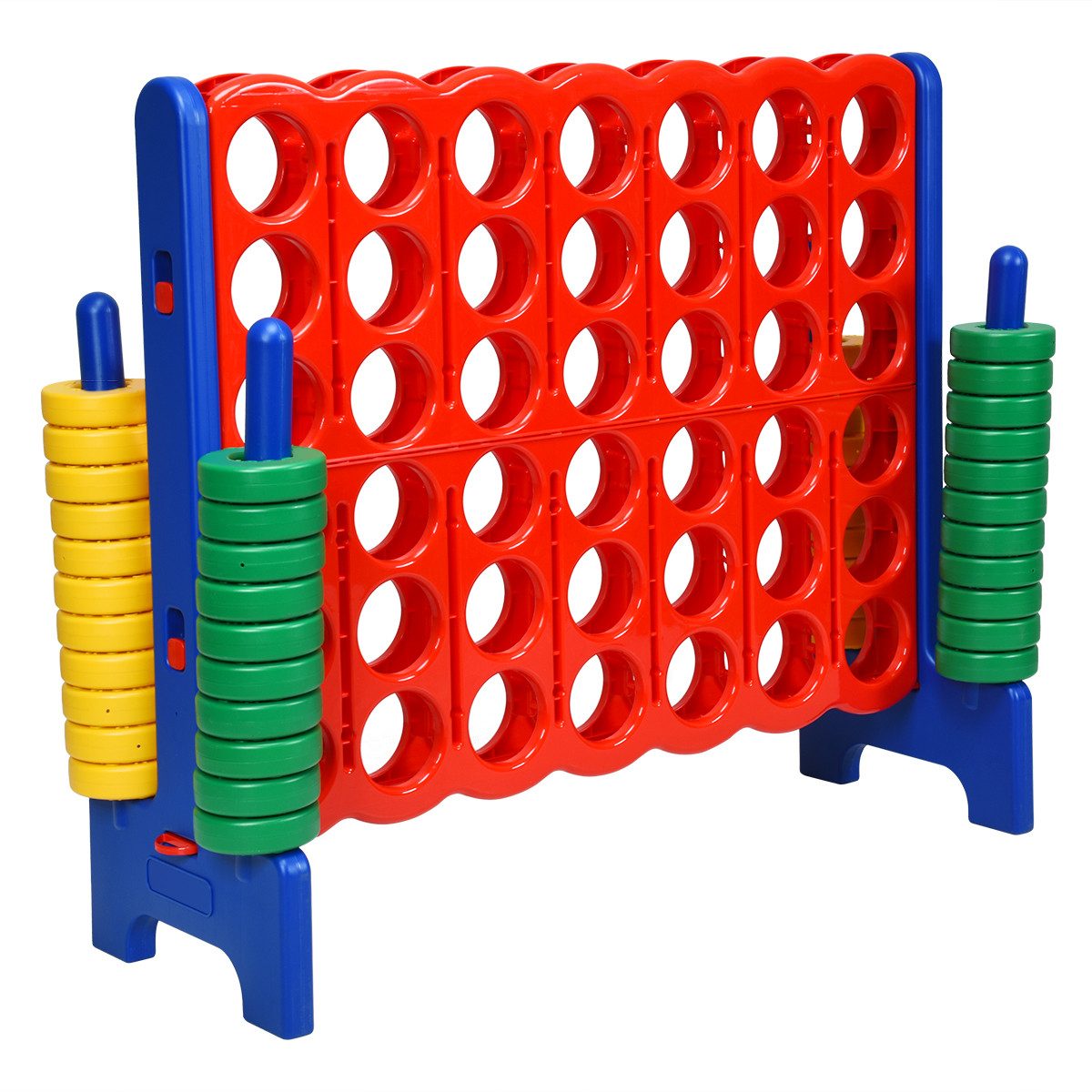 COSTWAY Spiel 4 Gewinnt Spielbrettsätze, 120 x 42 x 104cm