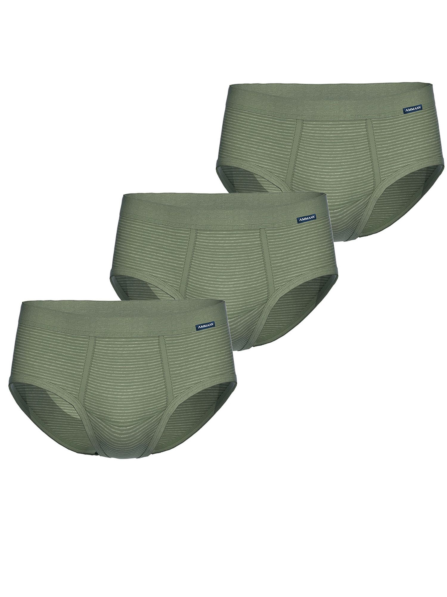 Ammann Slip 3er Pack Slip mit Eingriff Day Classic / Jeans Fei (Packung, 3-St)