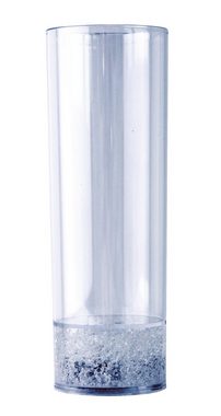 PRECORN Longdrinkglas 1x LED Longdrinkglas Longdrinkgläser beleuchtetes Trinkglas 400 ml, Kunststoff