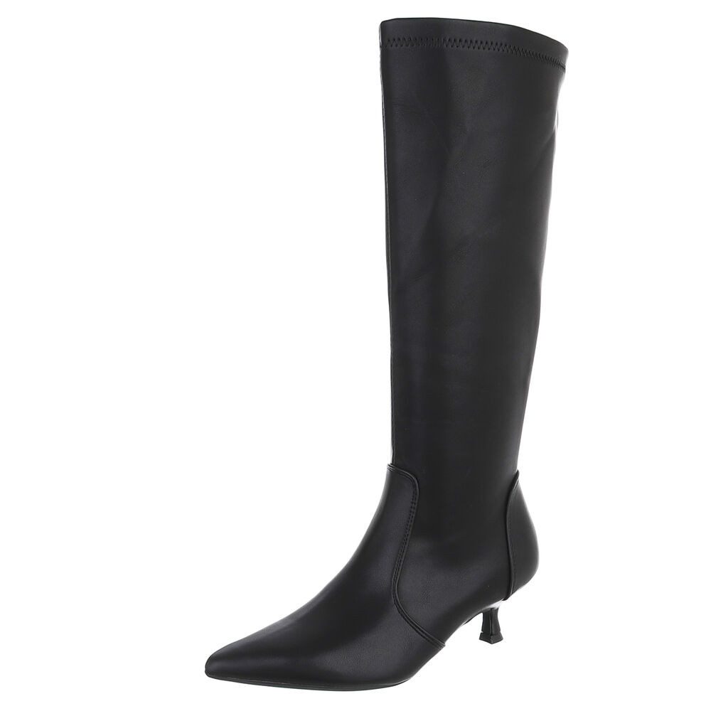 Ital-Design Elegante Stiefel mit Blockabsatz für Damen im Alltag Stiefel (9 günstig online kaufen
