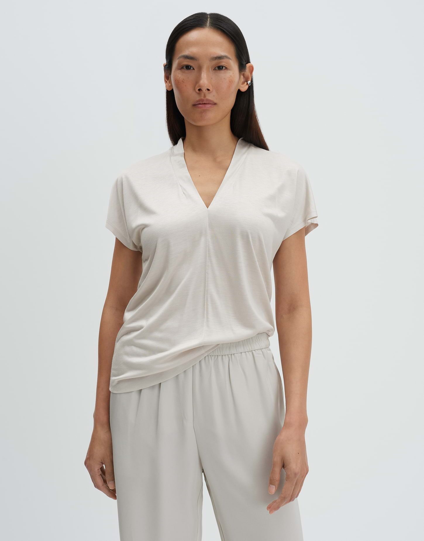 someday V-Shirt Kisana Lockere Passform, weich und angenehm auf der Haut