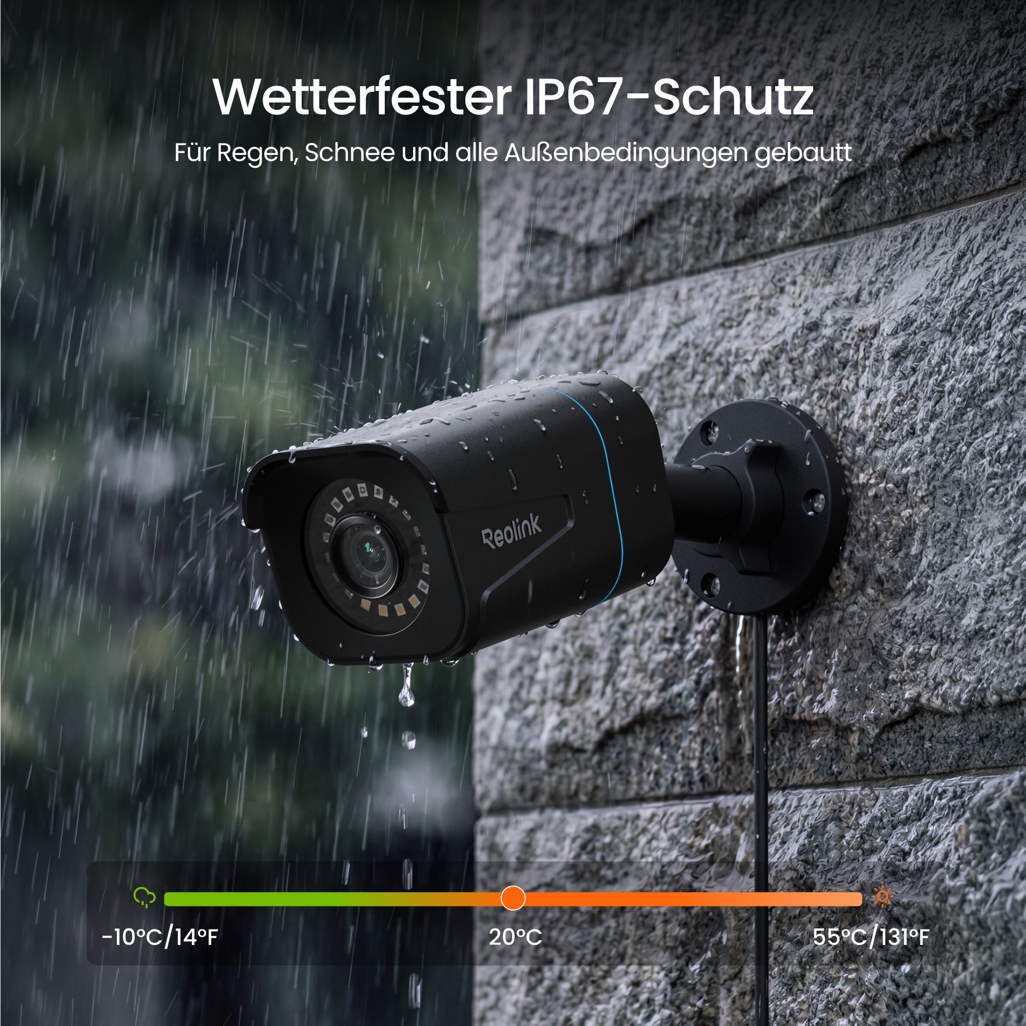 Reolink Überwachungskamera RLC-810A (Außenbereich, Innenbereich, 1-tlg., Personen-/Fahrzeugerkennung, Smart Home, IR Nachtsicht,8MP,4K) – Bild 4 von 5
