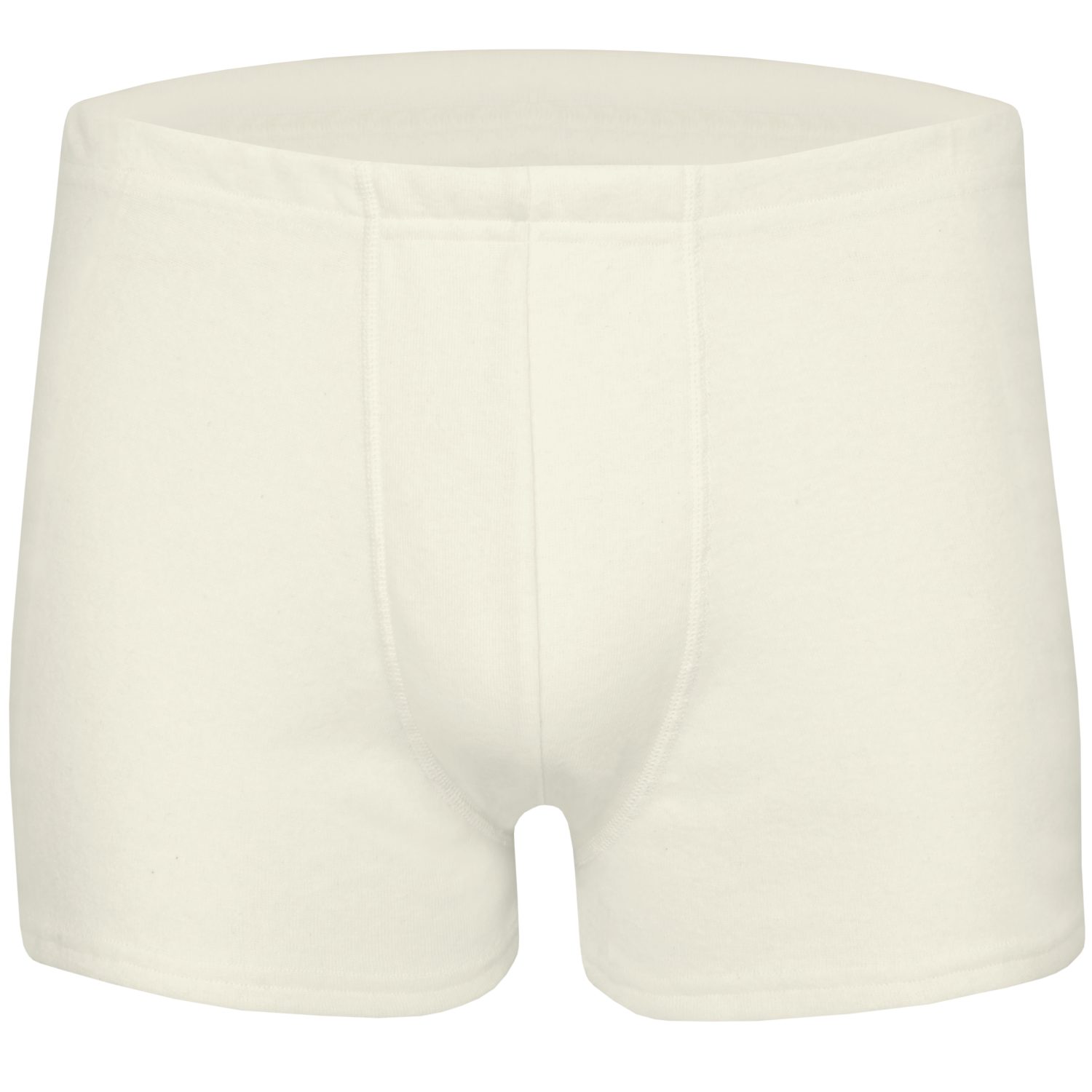 wobera NATUR Thermounterhose Boxershort/kurze Herrenunterhose ohne Eingriff aus Merino/Baumwolle