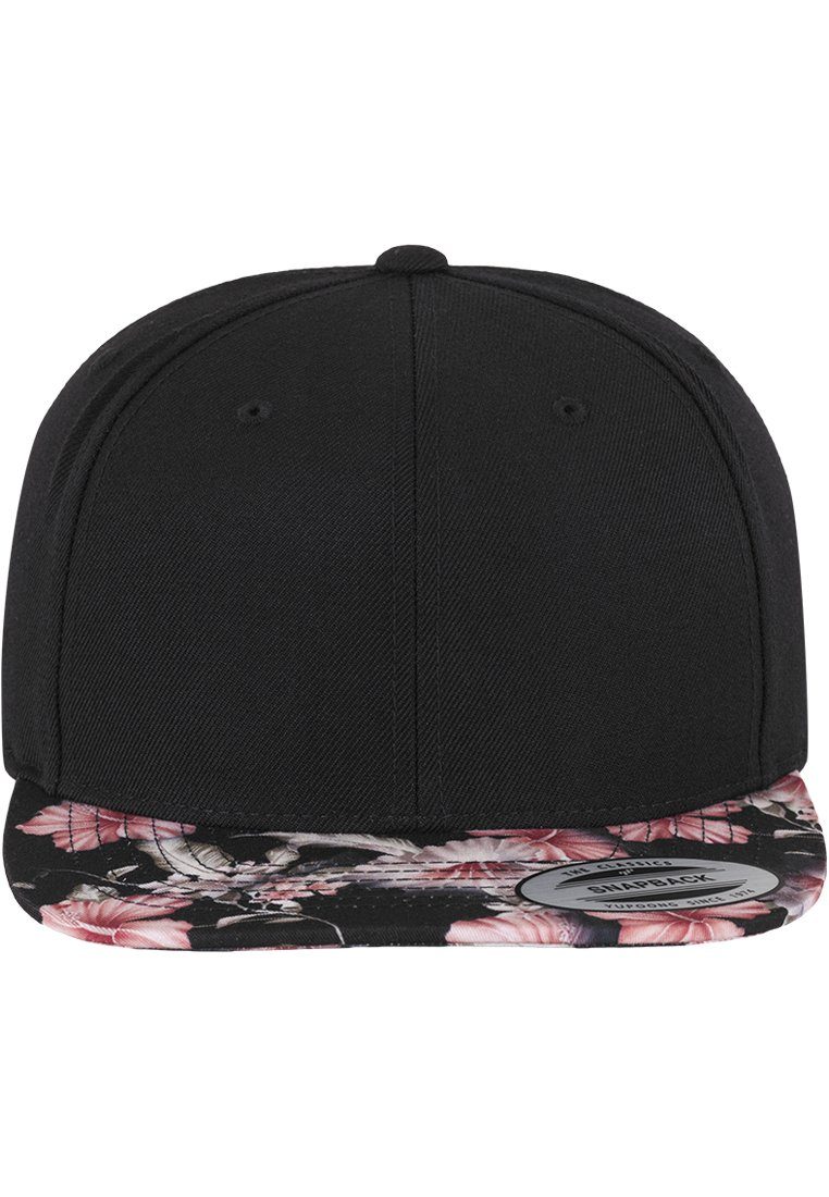 Floral Flex Flexfit Snapback Cap Snapback red