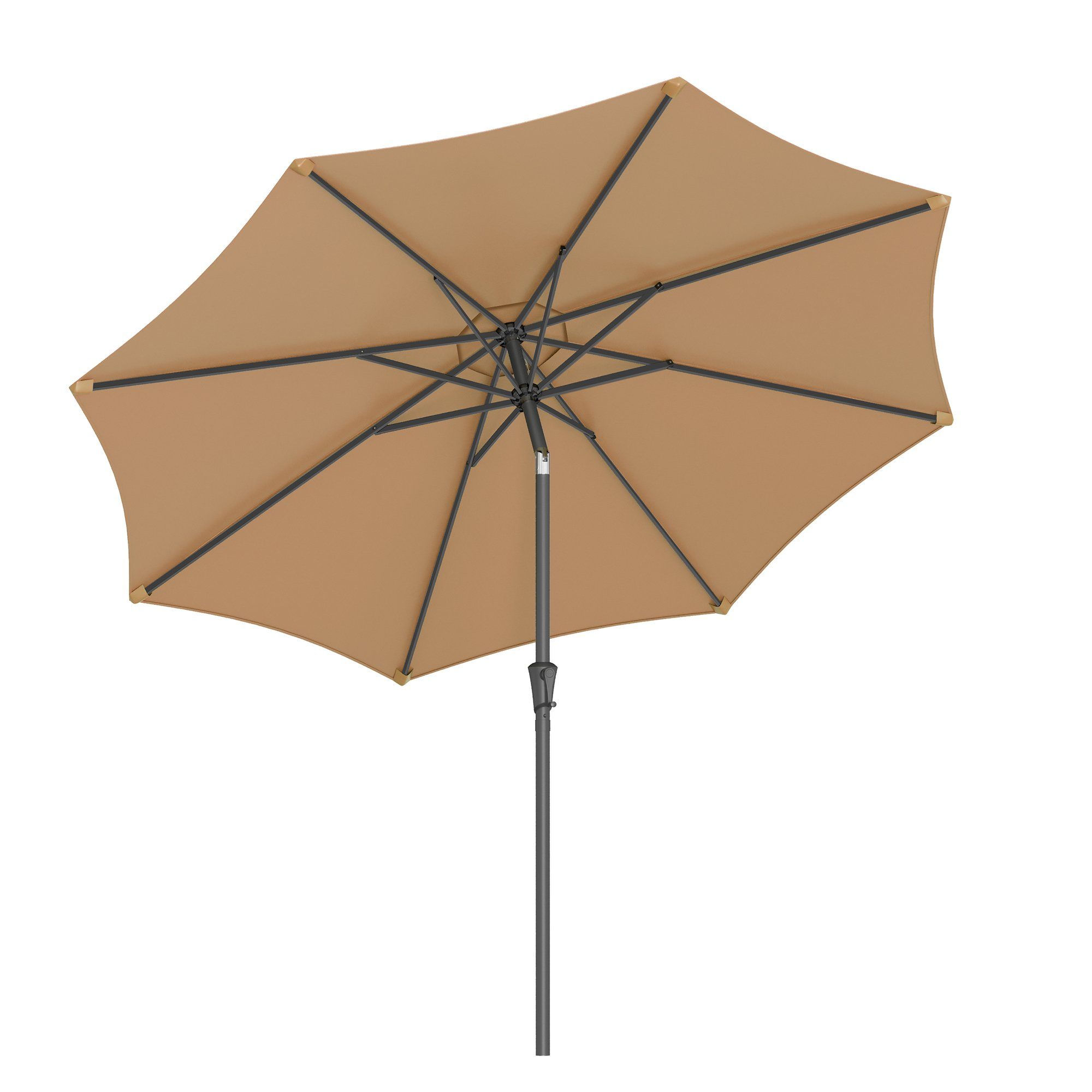 SONGMICS Sonnenschirm, UPF 50+, mit Kurbel, günstig online kaufen