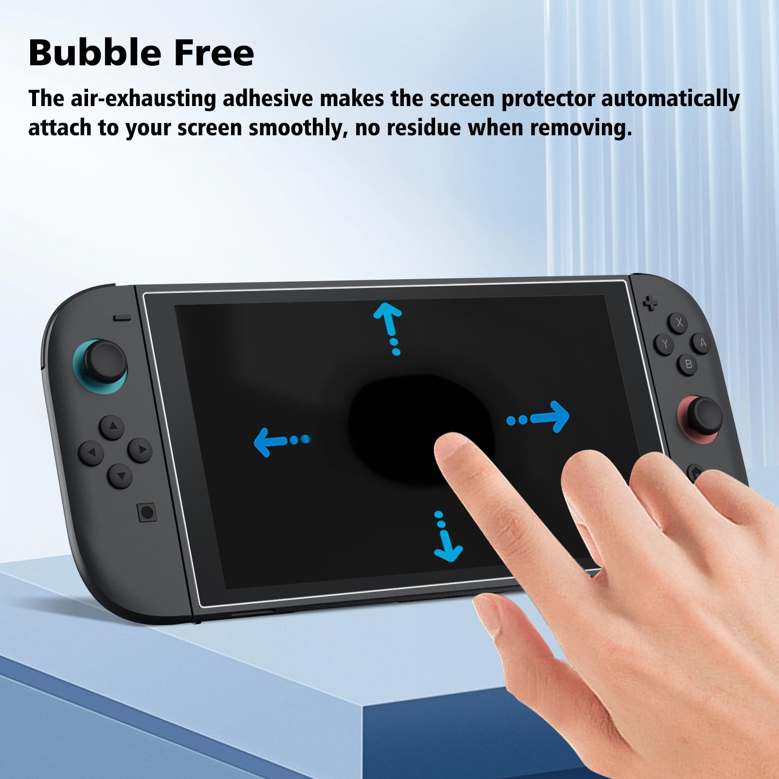 Fintie Schutzfolie für Nintendo Switch 2 (2025), Klar HD 9H Härte Kratzfest Zubehör Nintendo (2 Stück, Displayschutzfolie Screen Protector für Switch 2025 7.9Zo – Bild 5 von 5