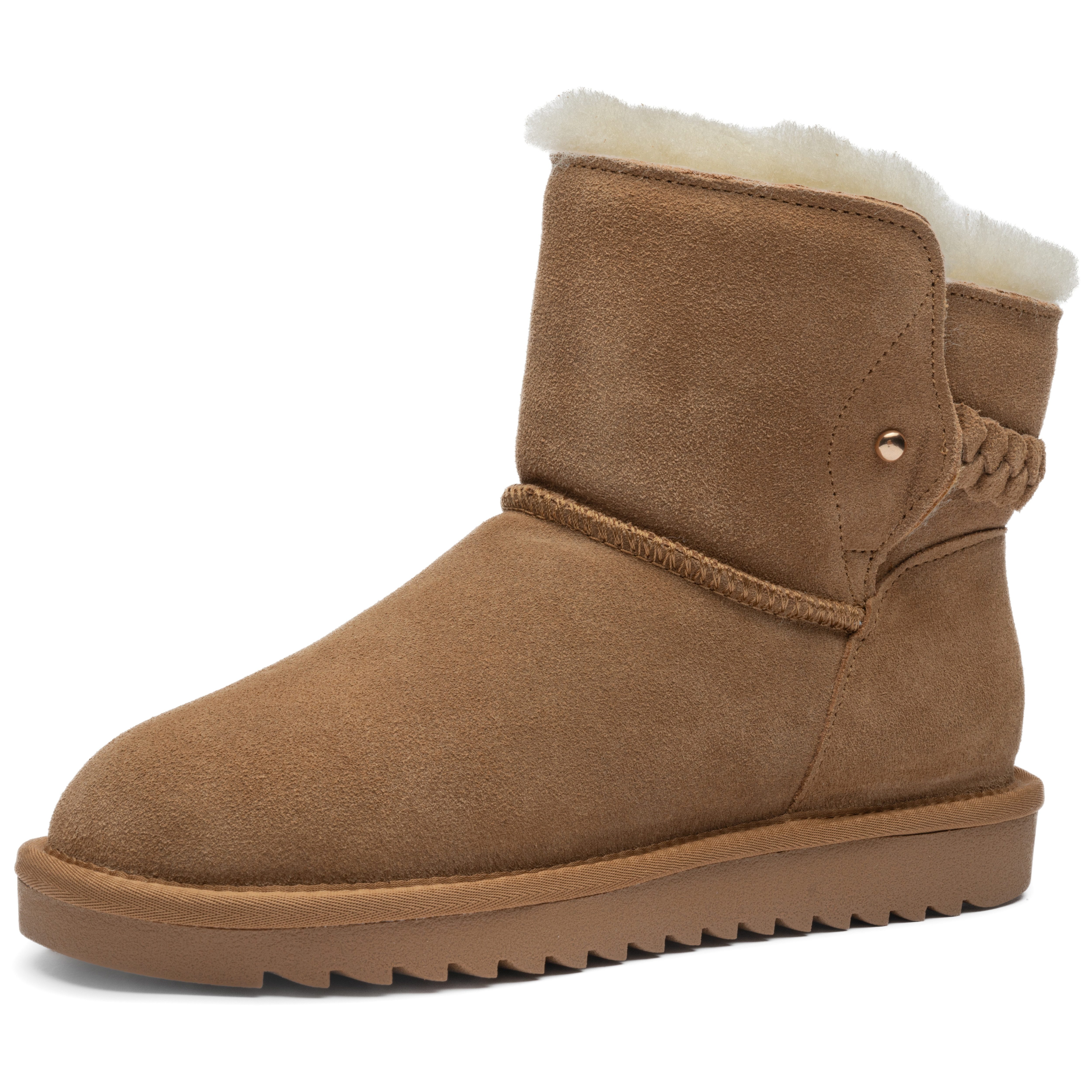 Ara ALASKA Winterboots Schlupfboots mit geflochtenem Zierriegel, Weite H (sehr weit)