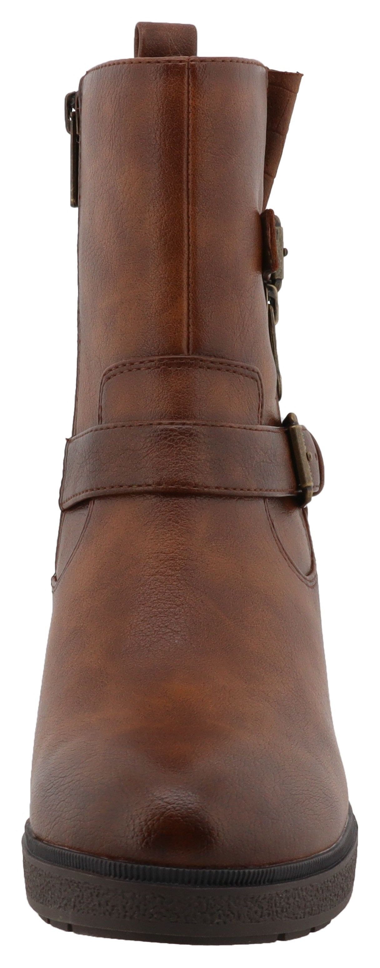 Mustang Shoes Nana Winterstiefelette Boots, Winterstiefelette mit Reißverschluss