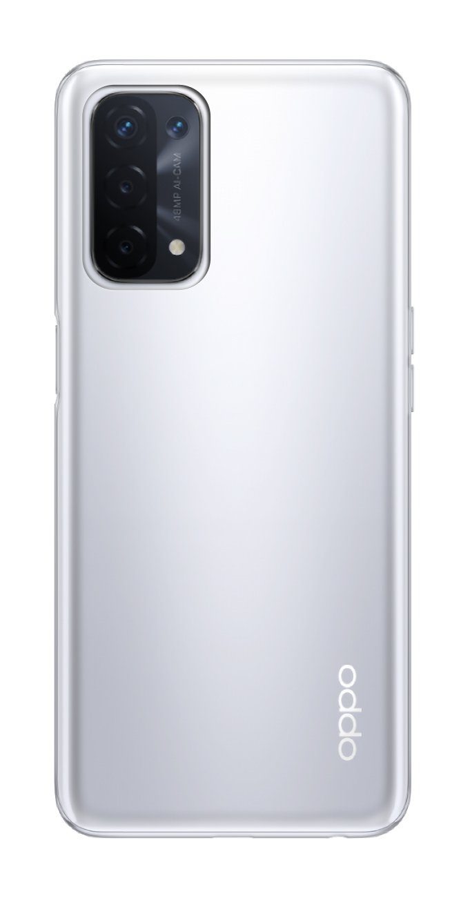 cofi1453 Handyhülle Silikon Hülle Basic Oppo A74 5G, Case Cover Schutzhülle Bumper