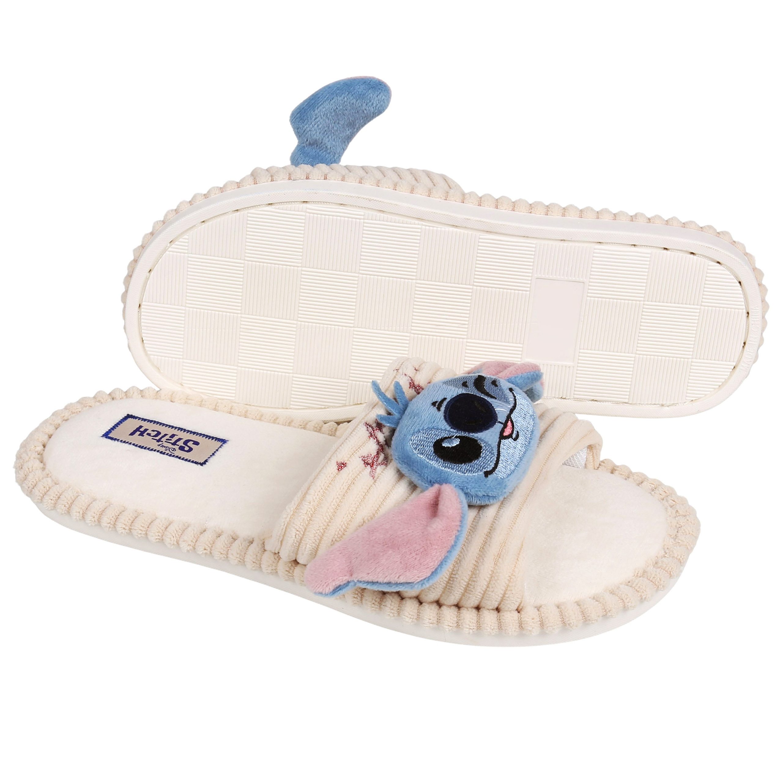 Disney DISNEY Stitch rutschfeste Damenhausschuhe, weich und bequem Hausschuh – Bild 4 von 5