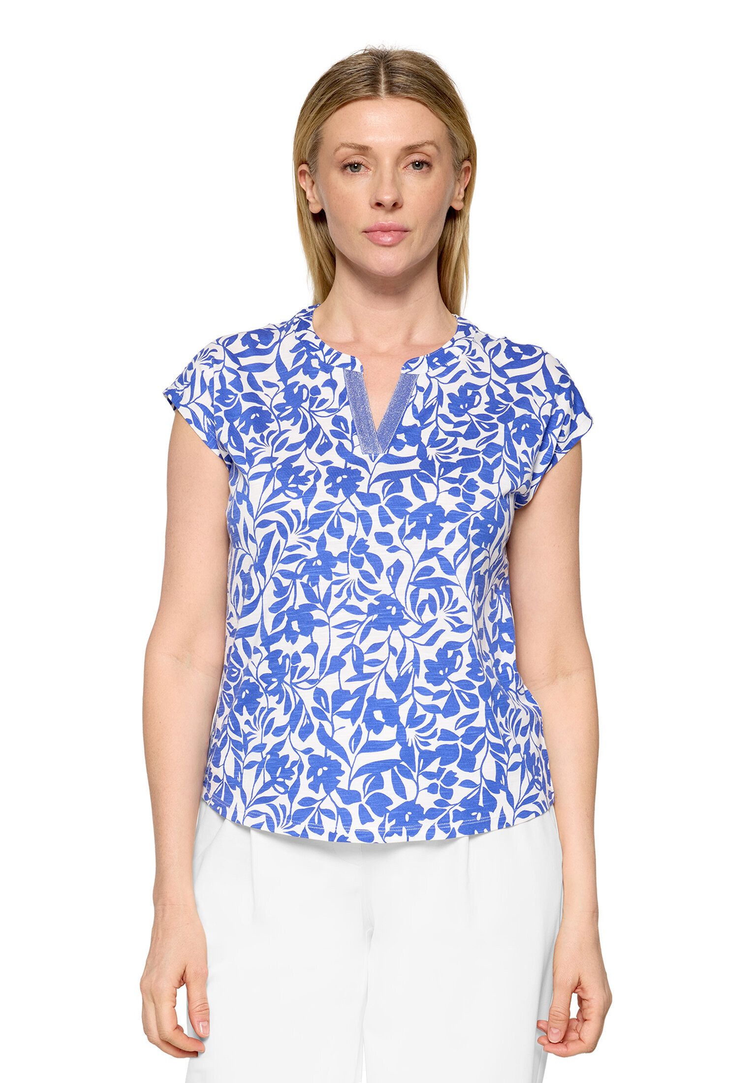 Betty Barclay Kurzarmshirt Damen mit Bluseneinsatz (1-tlg)