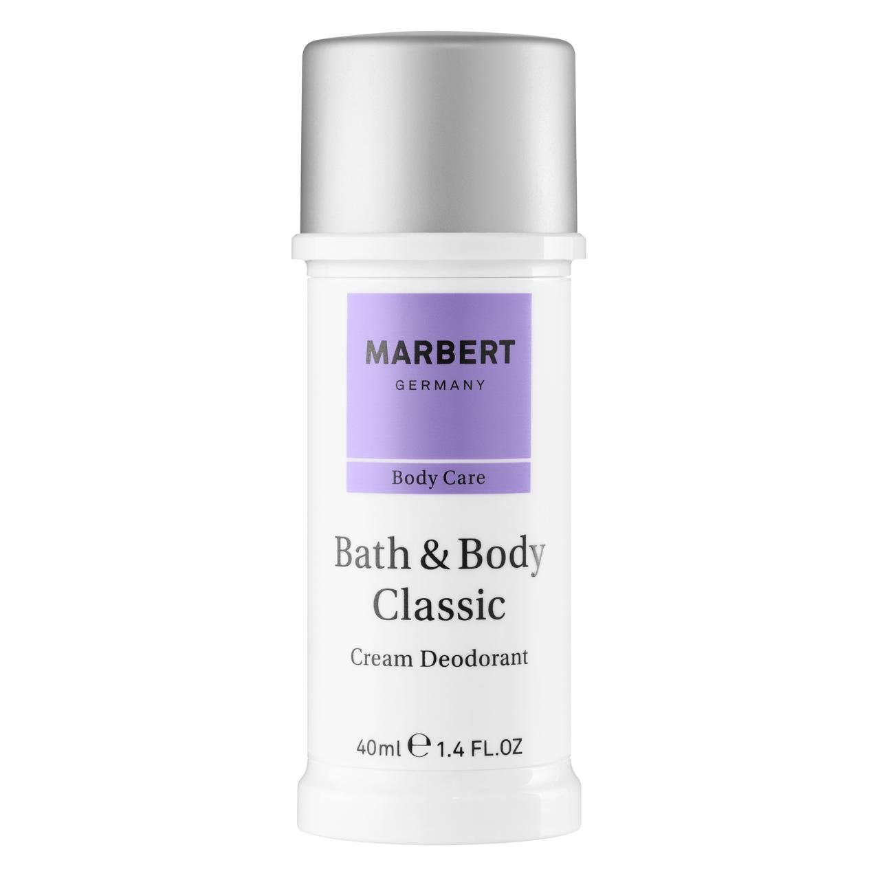 Marbert Körperpflegemittel Bath & Body Classic Cream Deodorant