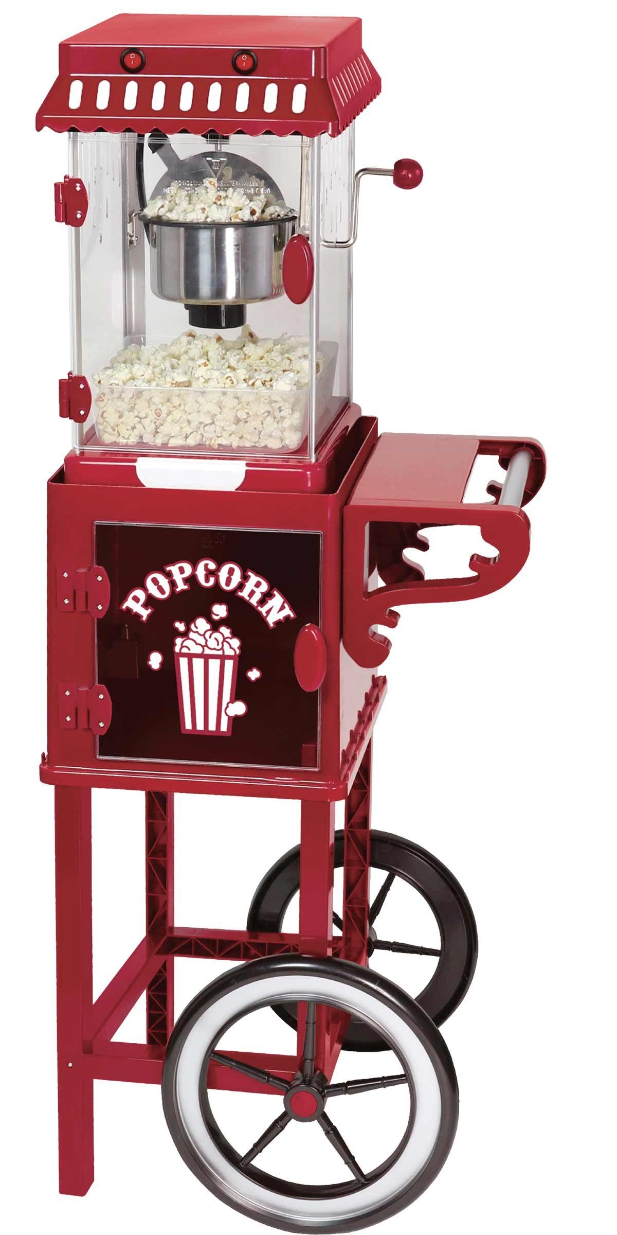 EPIQ Popcornmaschine 80001270 XXL Retro Popcorn-Maker, Popcorn-Maschine-Wagen