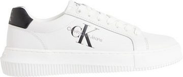 Calvin Klein Jeans CHUNKY CUPSOLE MONO LTH WN Sneaker mit CK-Schriftzug an der Seite, Freizeitschuh, Halbschuh, Schnürschuh