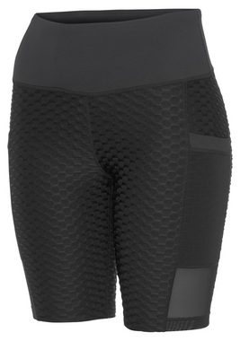 vivance active Radlerhose -Sporthose mit Wabendesgin und zwei Taschen