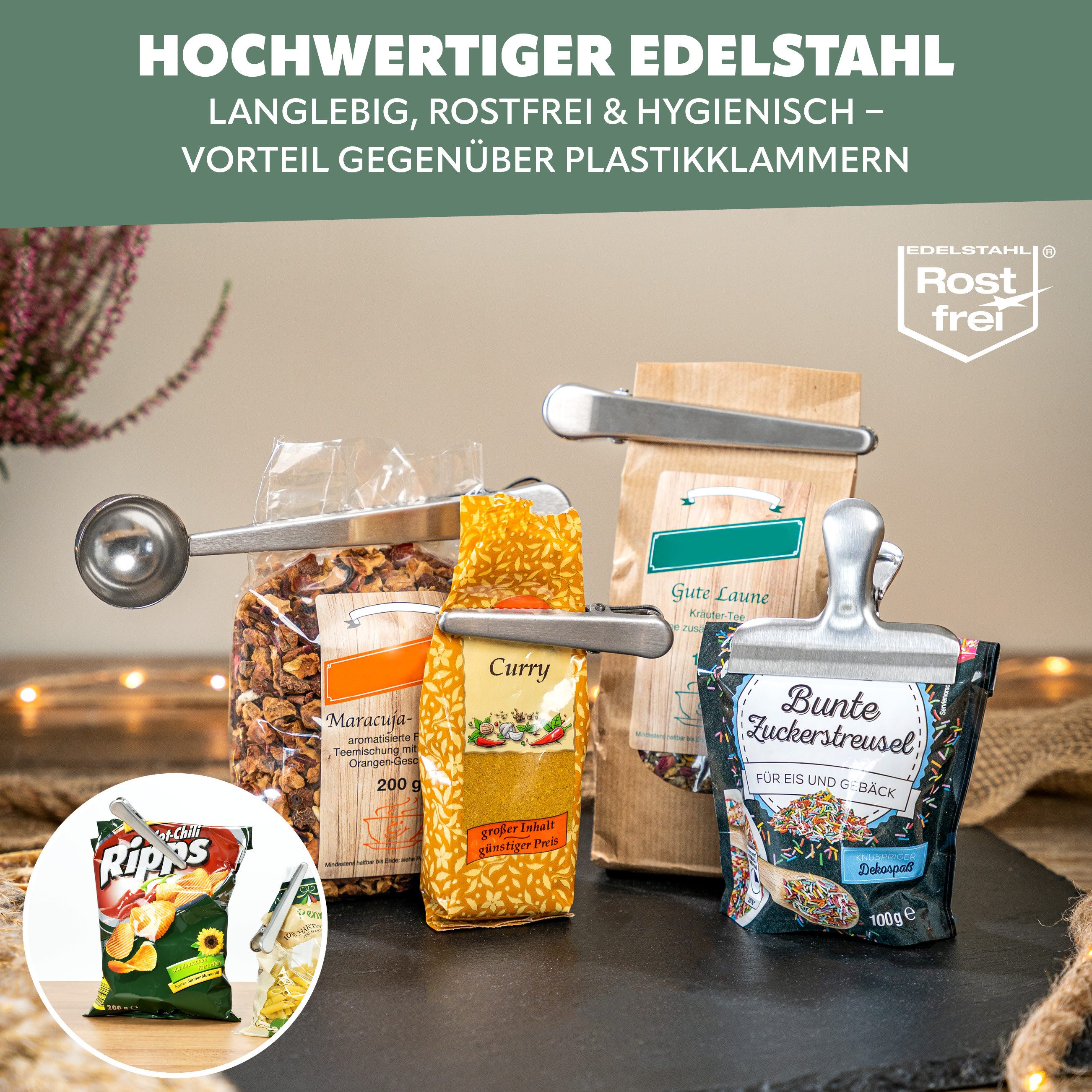 bremermann Verschlussklammer Verschlussklammern Set 7-tlg – Bild 4 von 5