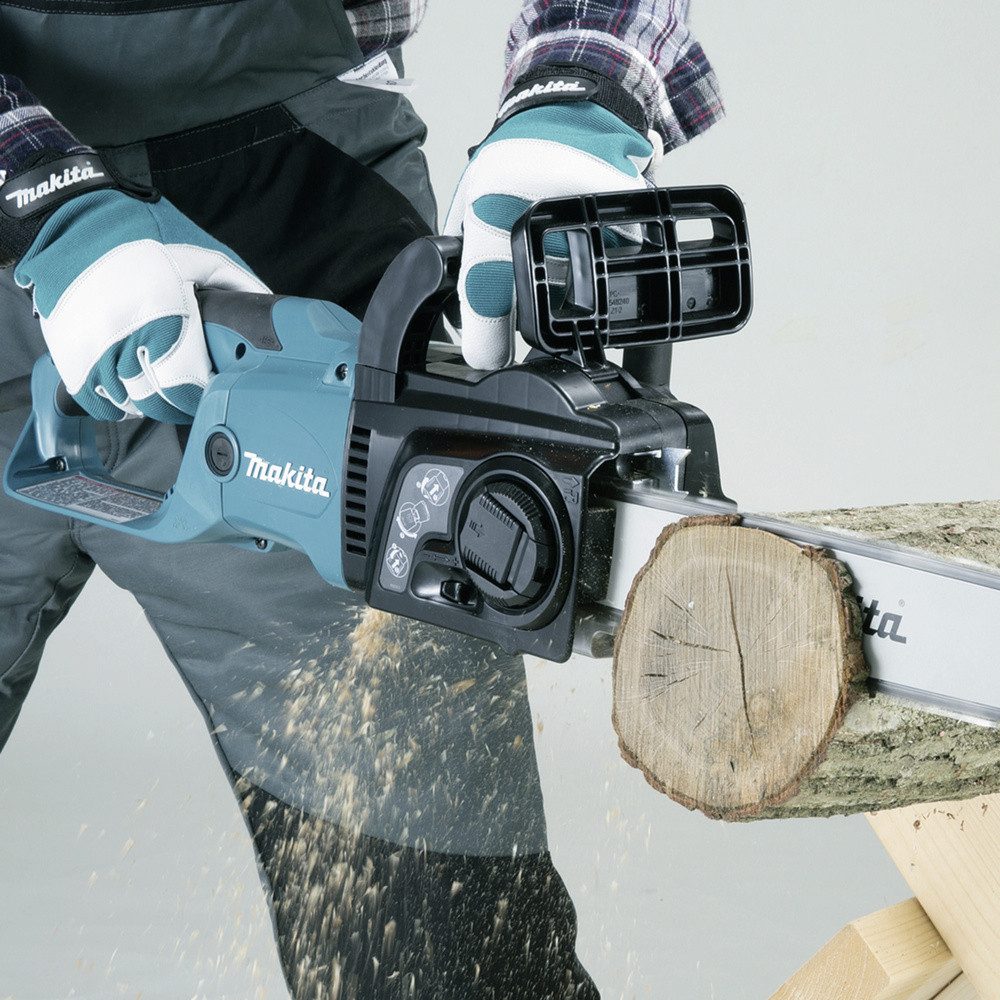 Makita Benzin-Kettensäge Makita UC3551A Elektro Kettensäge 2000 W Schwertlänge 350 mm