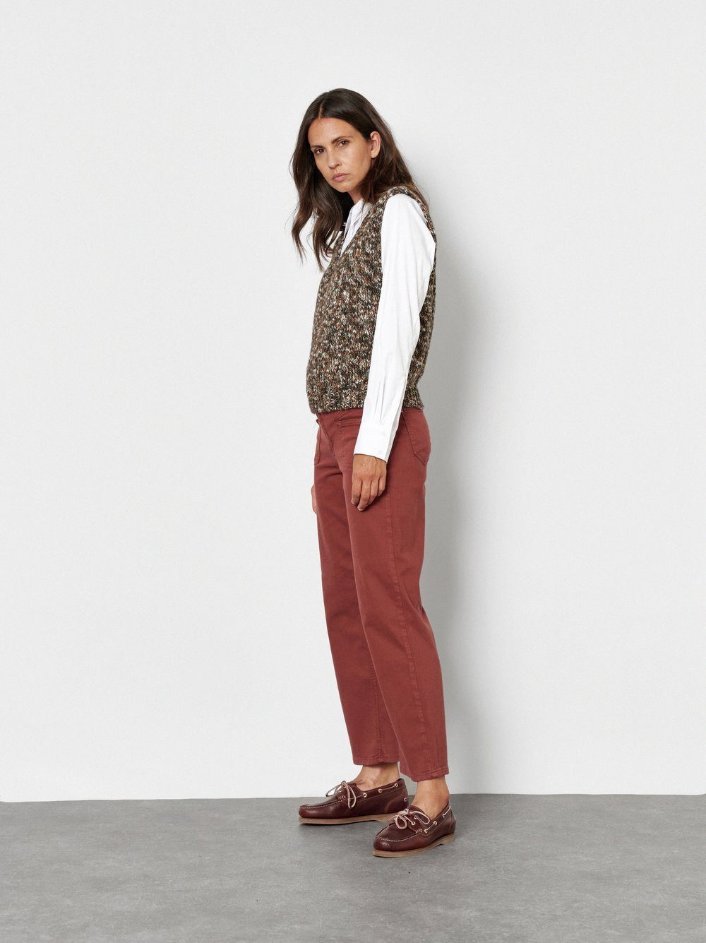 TONI Weite Jeans Liv Wide mit grafischen Fronttaschen