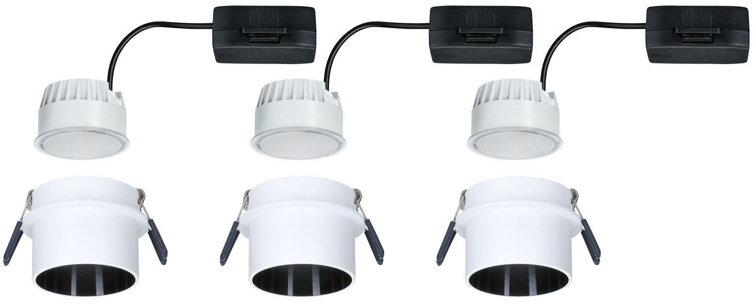 Paulmann LED Einbauleuchte Gil, Warmweiß, mehrere LED wechselbar, Helligkeitsstufen, LED-Modul, 3-Stufen-dimmbar