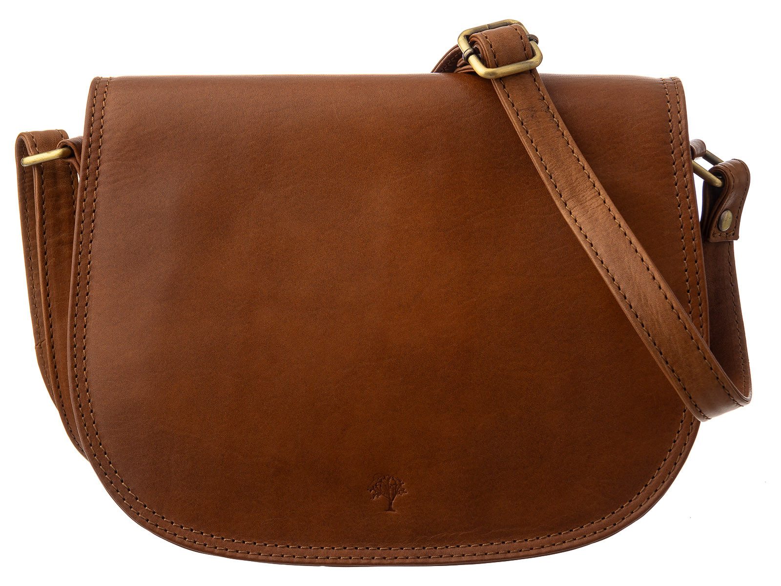 Prato Umhängetasche Jagdtasche Umhängetasche H401 Leder (1-tlg), Leder