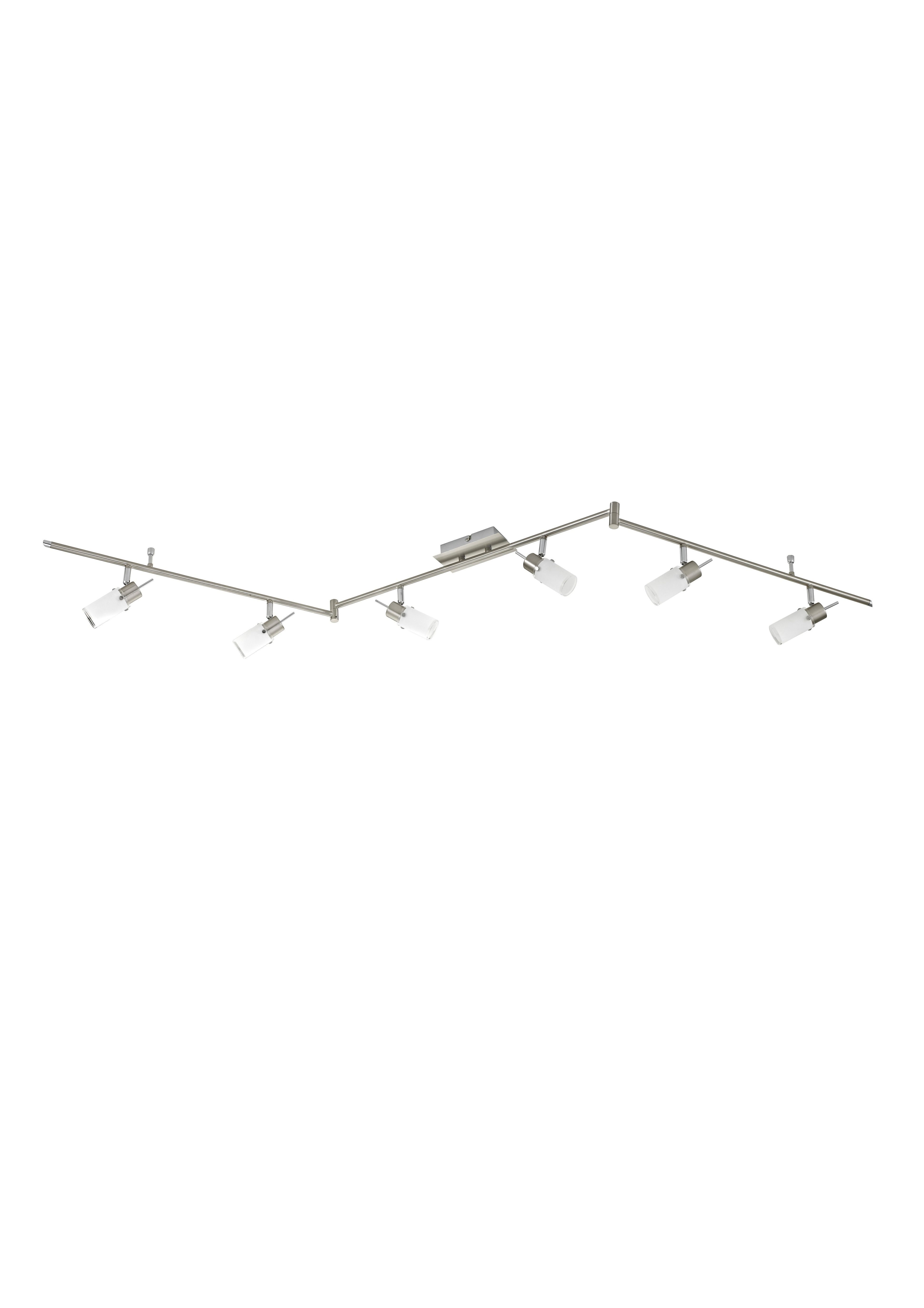 JUST LIGHT Deckenleuchte MAX LED, Leuchtmittel wechselbar, Warmweiß, wechselbares LED Leuchtmittel