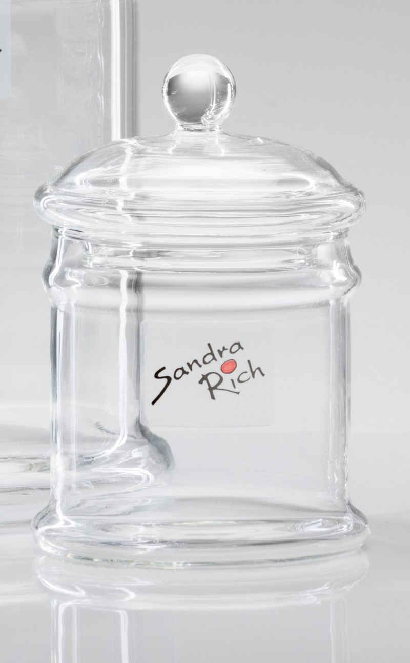 Sandra Rich Dekovase Glas Bonboniere Tin Zylinder von Sandra Rich
