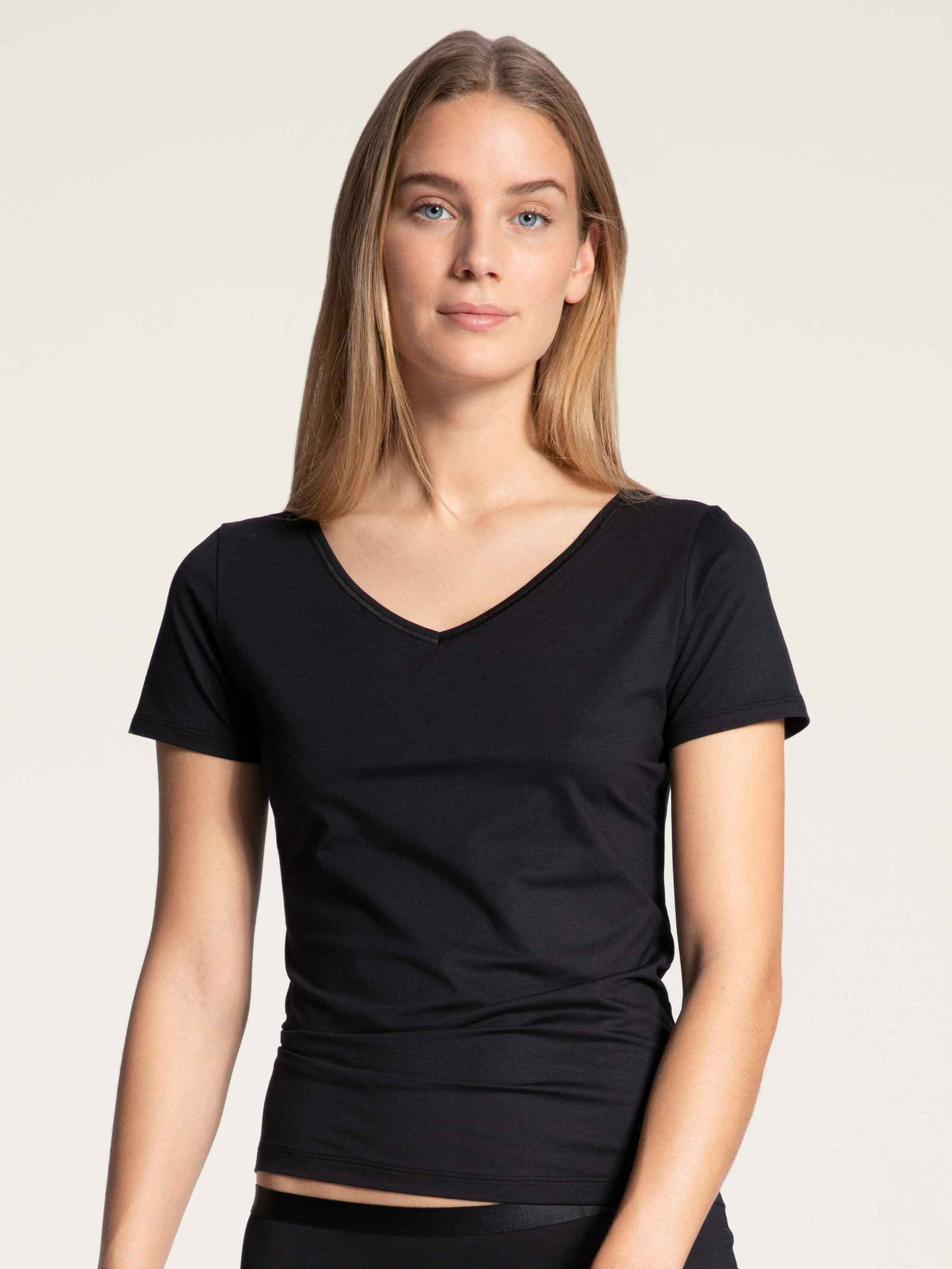CALIDA Unterziehshirt »Kurzarm-Shirt, V-Neck« (1-St) online kaufen | OTTO