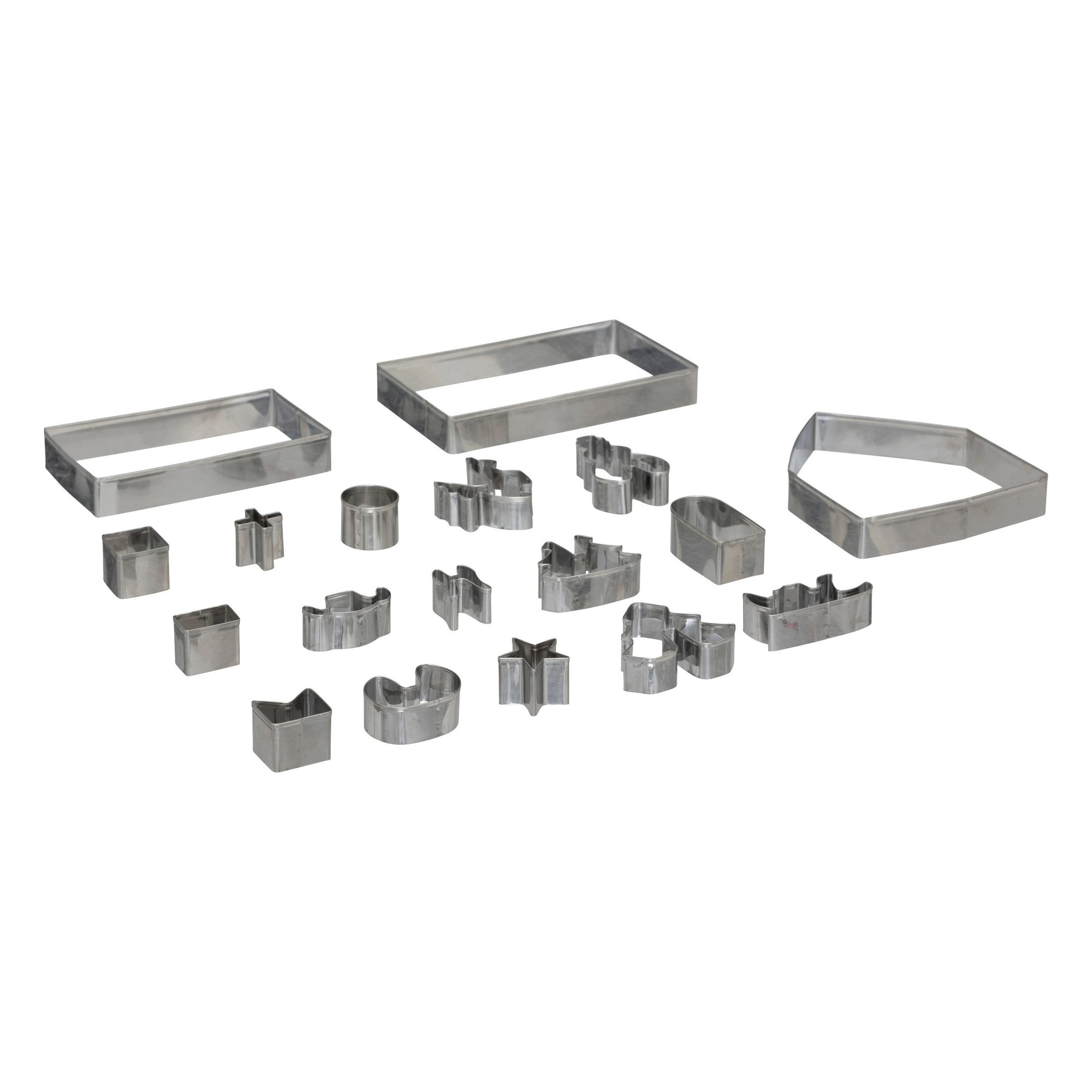 5five Simply Smart Ausstechform Weihnachtsausstechformen, 18er-Set, Edelstahl, (Set)