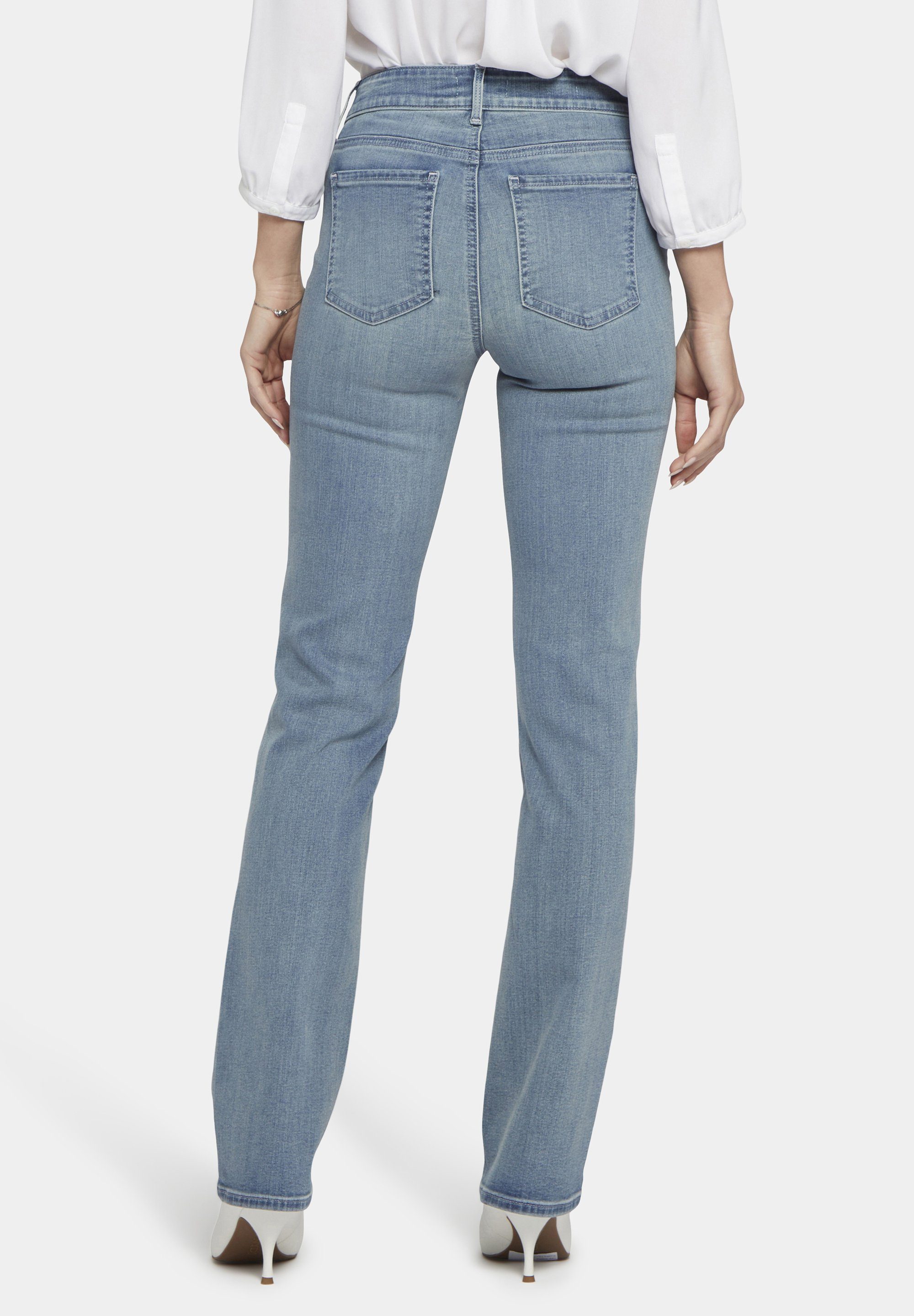 Straight Falls NYDJ Thistle Marilyn Straight-Jeans