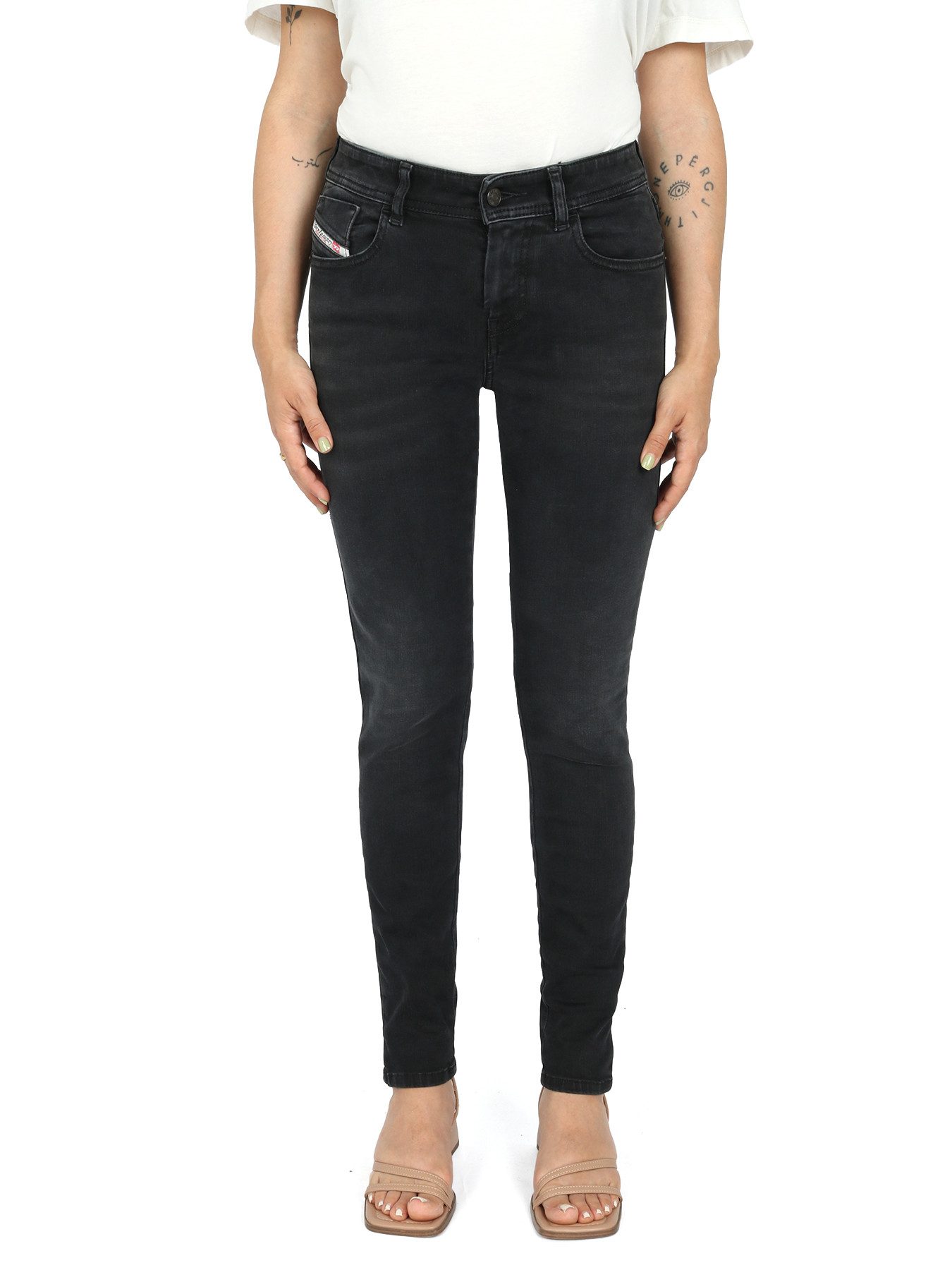 Diesel Skinny-fit-Jeans Supersoft & Superstretch - 2017 SLANDY R9H24 - Длина:32