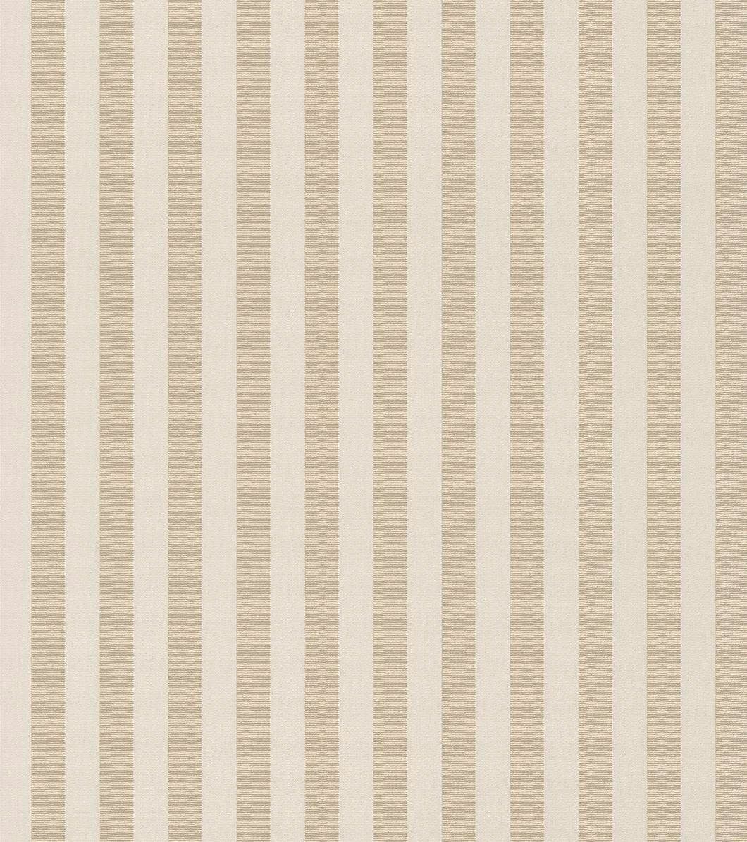 Rasch Vinyltapete Selection, geprägt, gestreift, (1 St)