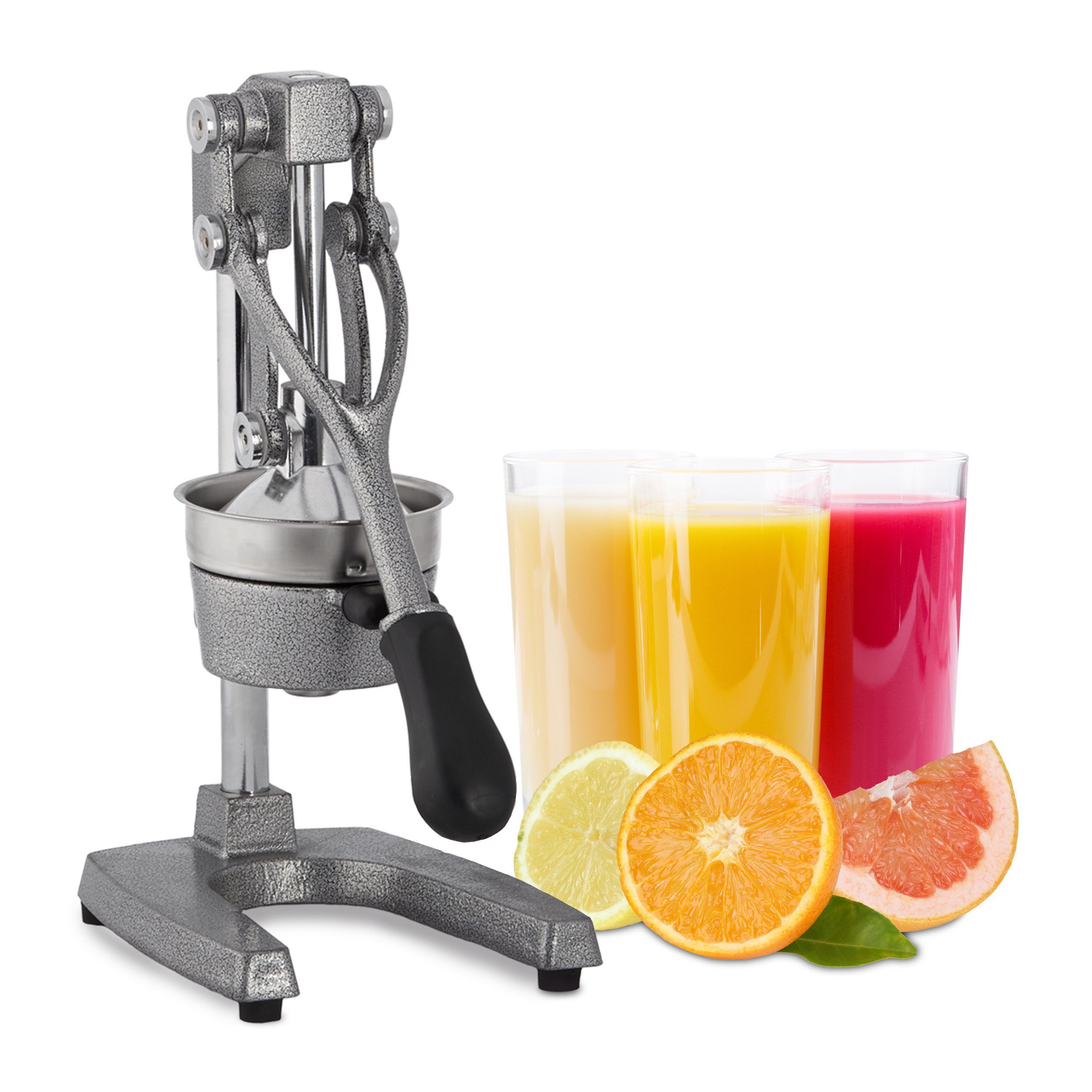 Joyan Zitronenpresse Aus Edelstahl – Manuell, 400 Ml Behälter, Filter, Spülmaschinengeeignet