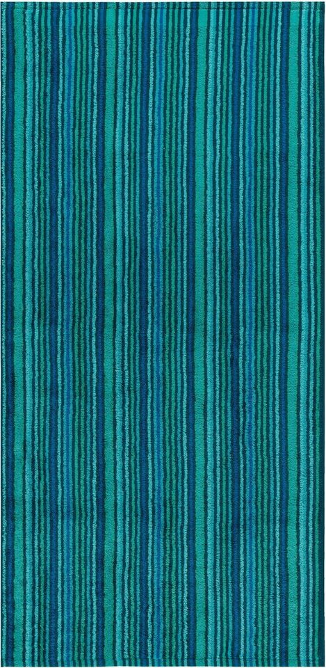 Egeria Handtücher Combi Stripes, Walkfrottee (1-St), mit feinen Streifen,  100% Baumwolle, Maschinenwaschbare & trocknergeeignete Qualität