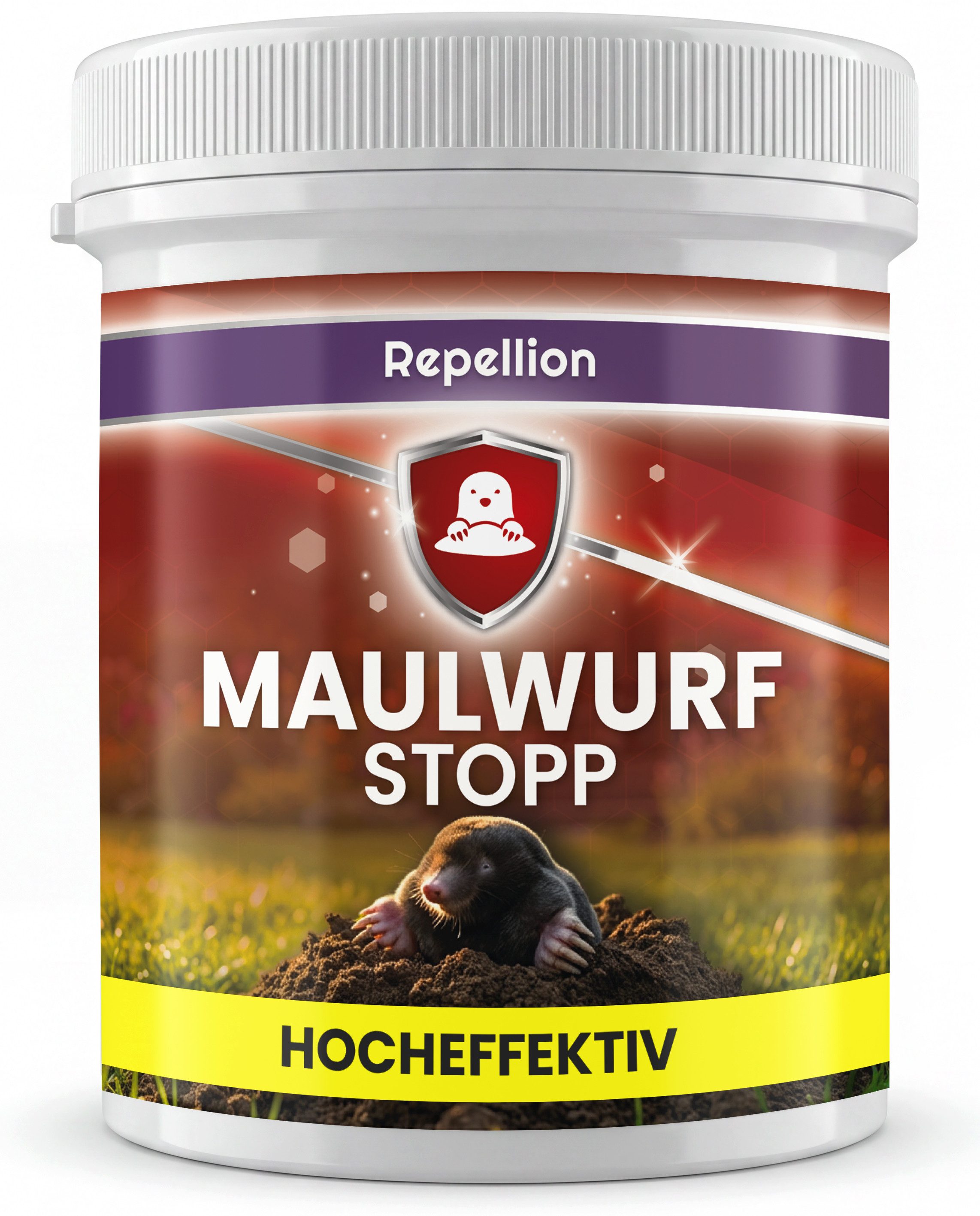 Repellion Tierabwehr-Attrappe Maulwurf Vertreiber – Maulwurf Kugeln zur Abwehr, Effektiver Maulwurfschreck & Wühlmausschreck – ohne Gift