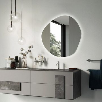 Tulup Badspiegel Modern Wandspiegel Spiegel mit LED Beleuchtung (Neutralweiß 4000K)