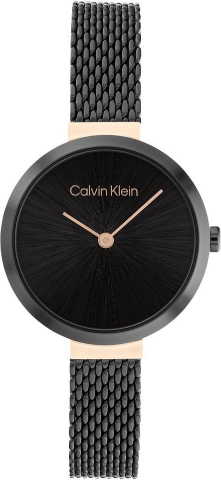 Calvin Klein Quarzuhr Minimalistic T Bar Mesh 28 mm, 25200084