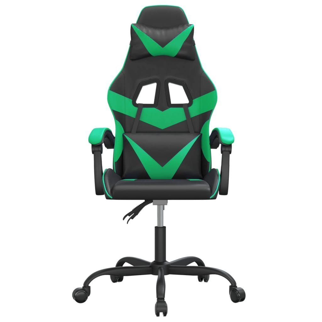 Schwarz Gaming-Stuhl und und und Gaming-Stuhl | Schwarz (1 Schwarz Kunstleder Grün St) grün vidaXL grün