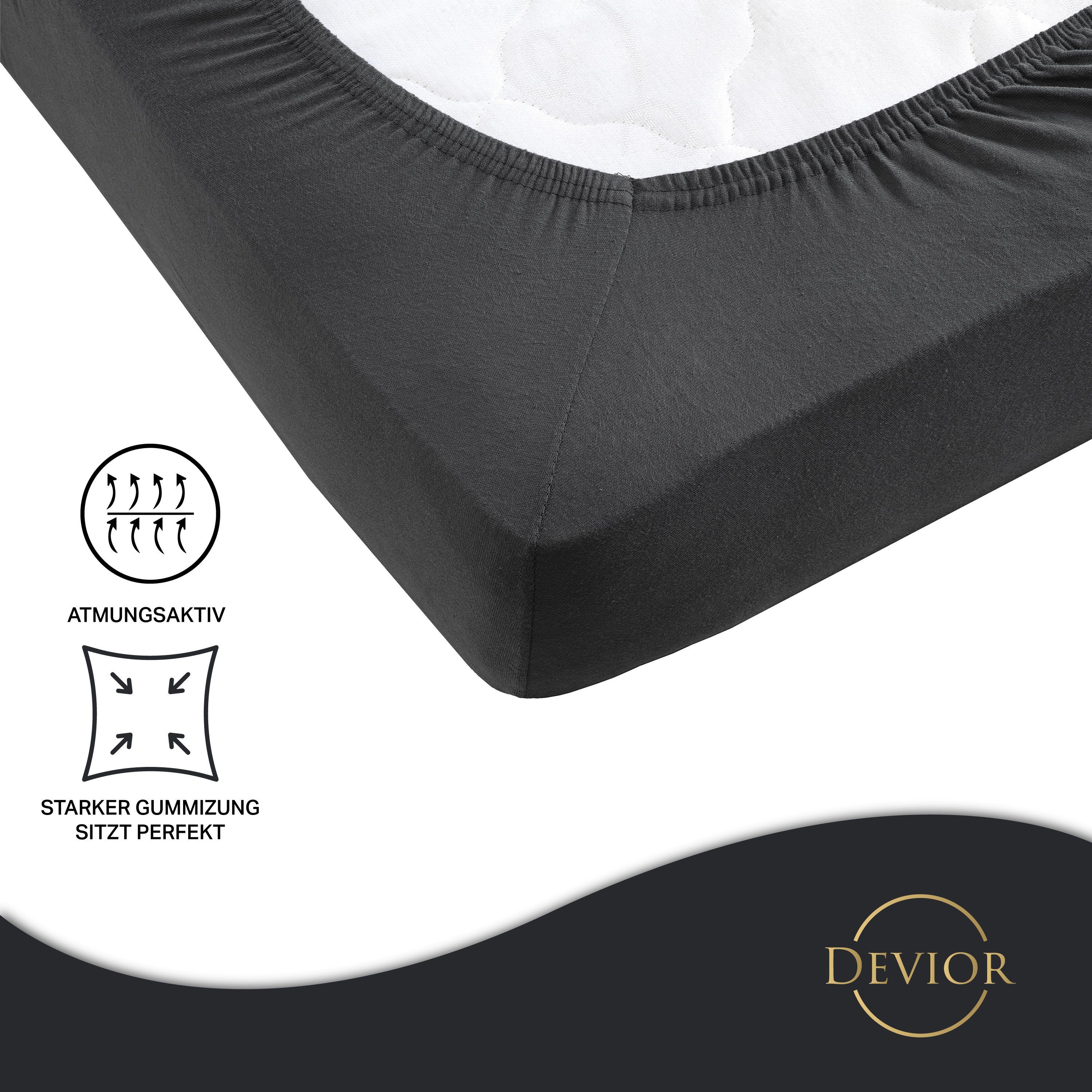 Devior Spannbettlaken für 180x200cm Boxspringbett-Matratzen bis günstig online kaufen