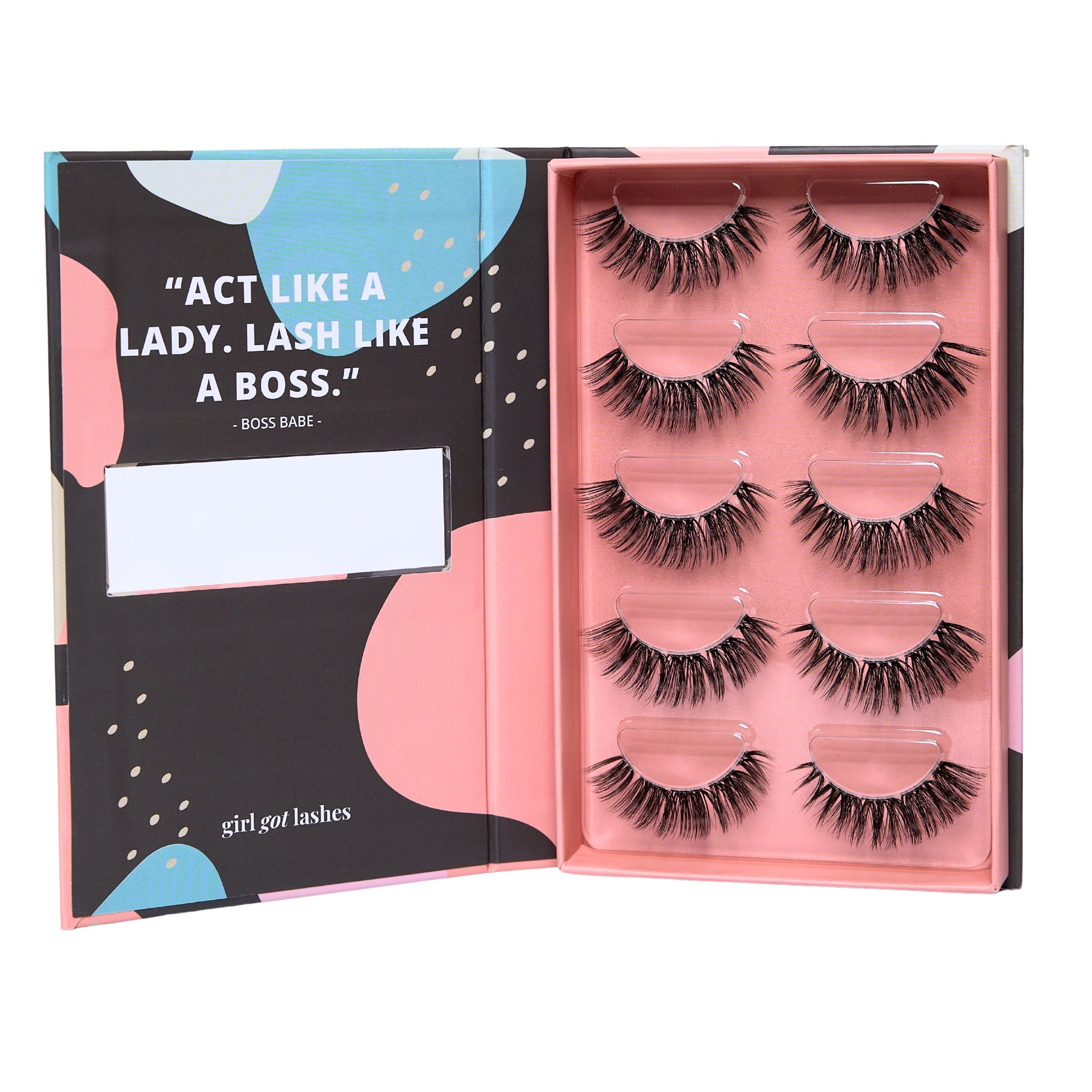 Bandwimpern GirlGotLashes DIY Wimpernverlängerung für Zuhause 5 Wimpernpaare