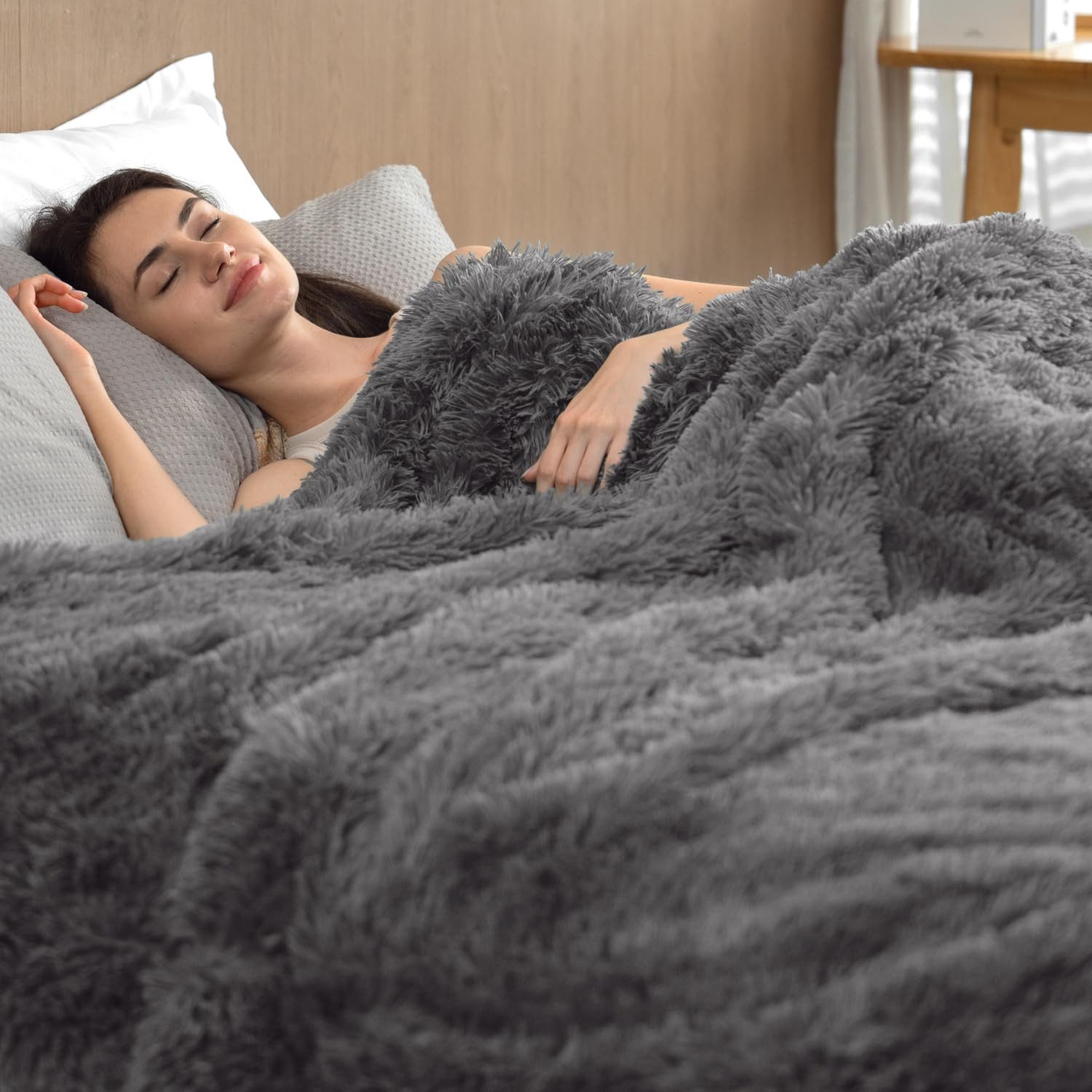 Wohndecke Sherpa-Fleecedecke, Warme Sofadecke, Flauschig, Weich günstig online kaufen