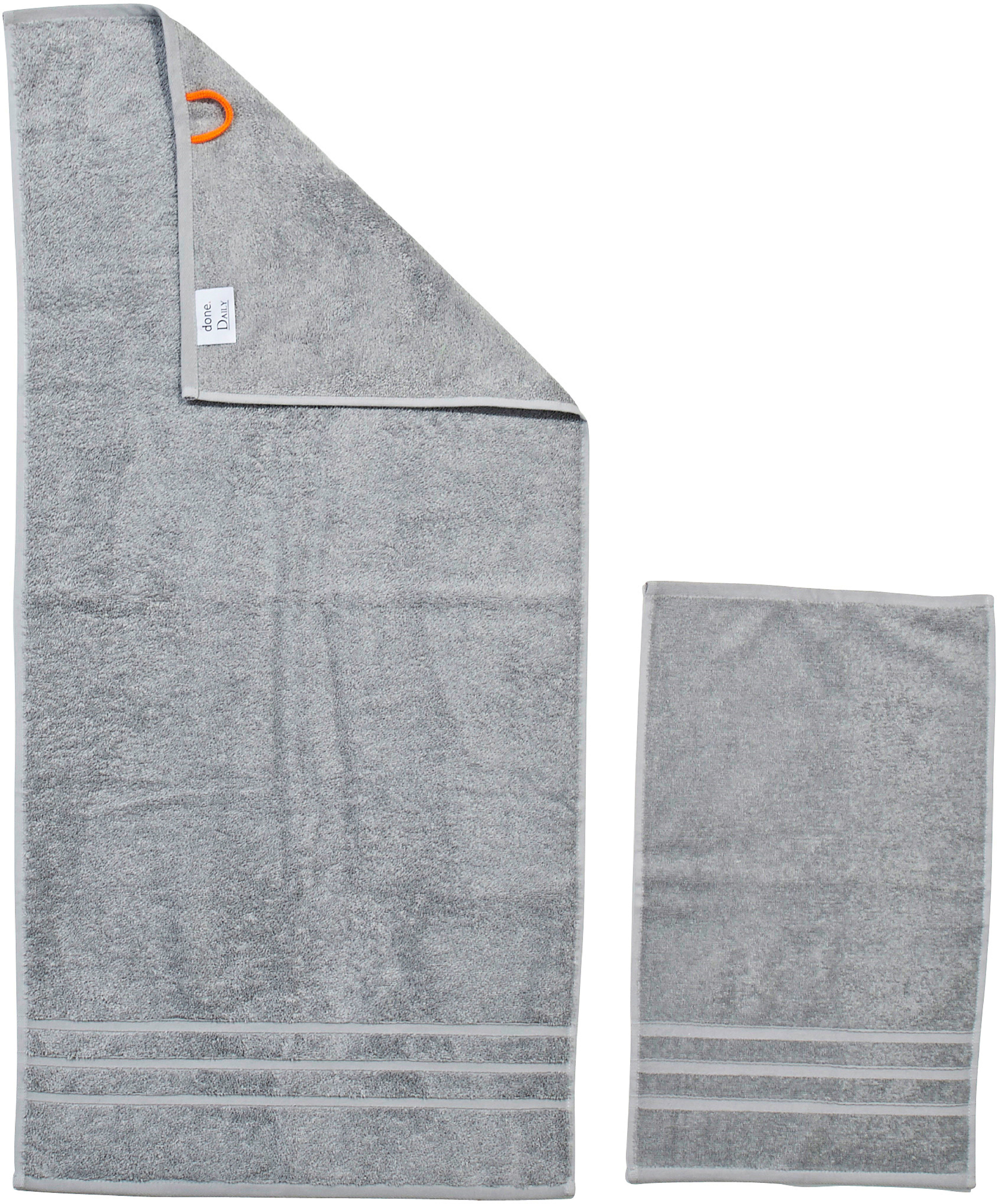 done.® Handtuch Set Daily Uni, Walkfrottier günstig online kaufen
