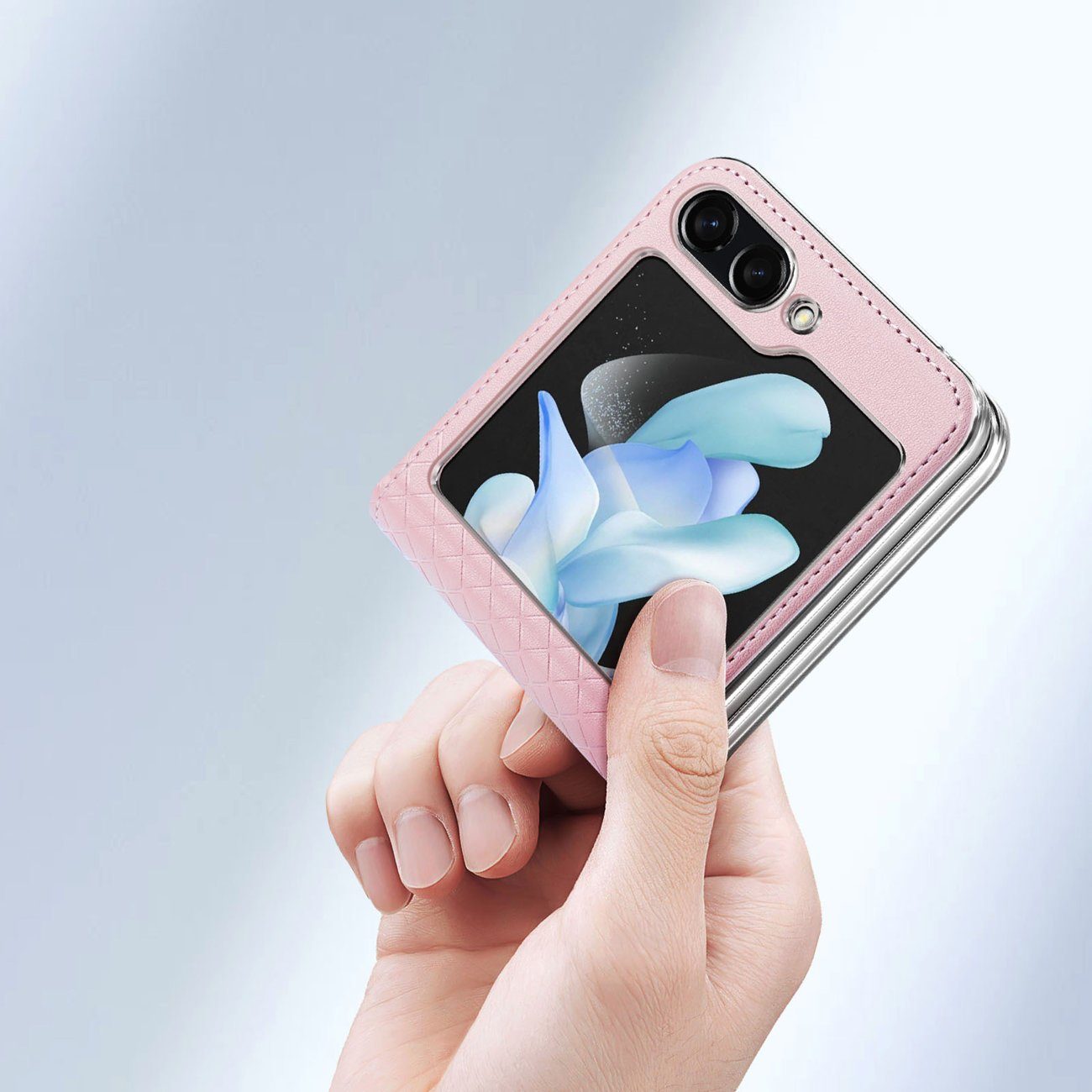 Dux Ducis Smartphone-Hülle Bril kompatibel mit Samsung Galaxy Z Flip5 5G Flip Ledertasche
