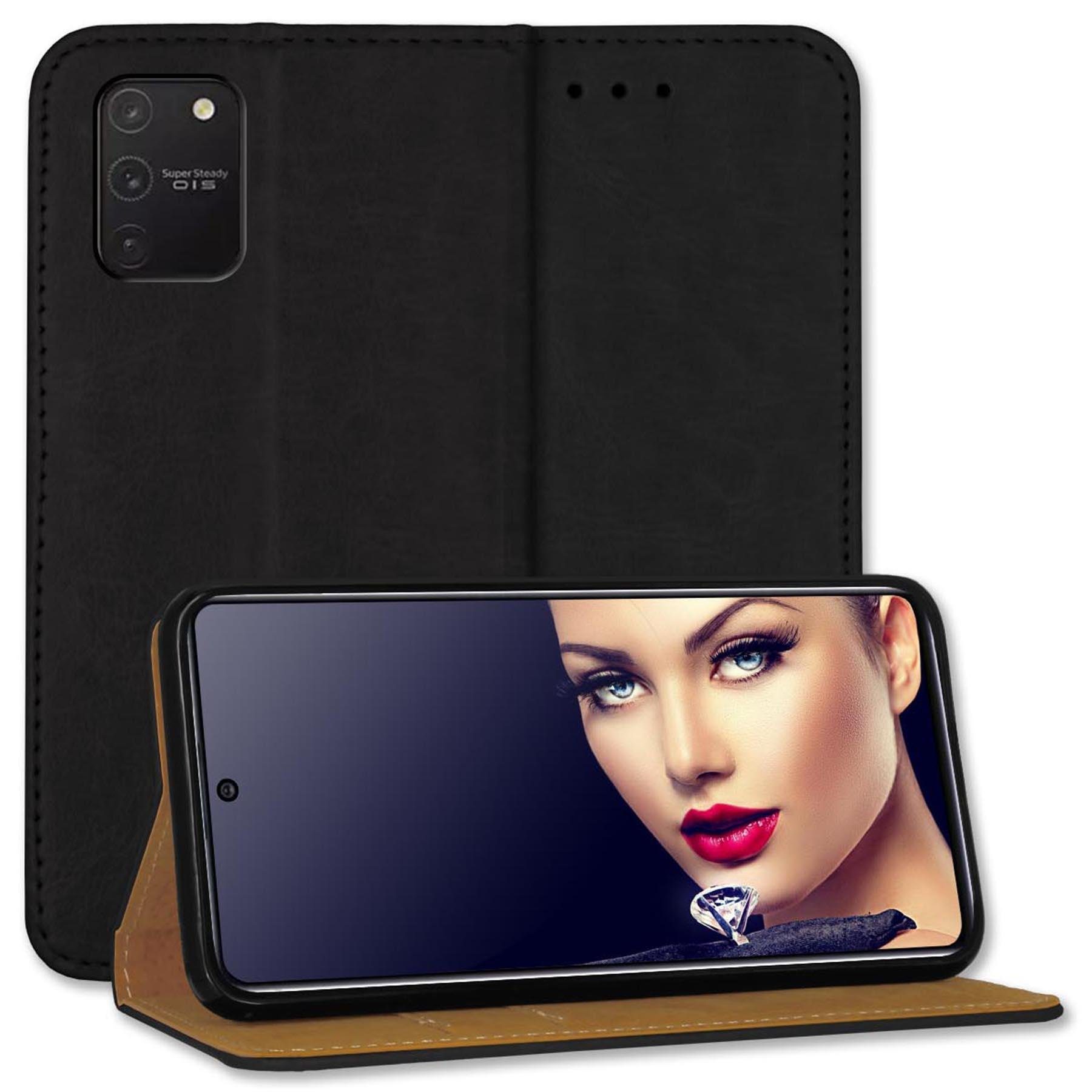 mtb more energy Smartphone-Hülle Bookstyle Business - Farbe schwarz, für: Samsung Galaxy S10 Lite (SM-G770, 6.7)