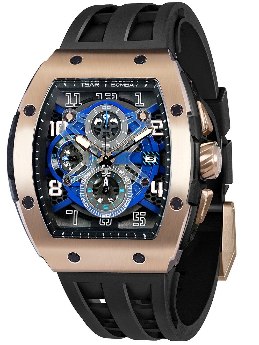 Tsar Bomba Quarzuhr Tsar Bomba TB8211Q-05 Herrenuhr Elementar Chronograph 5 günstig online kaufen