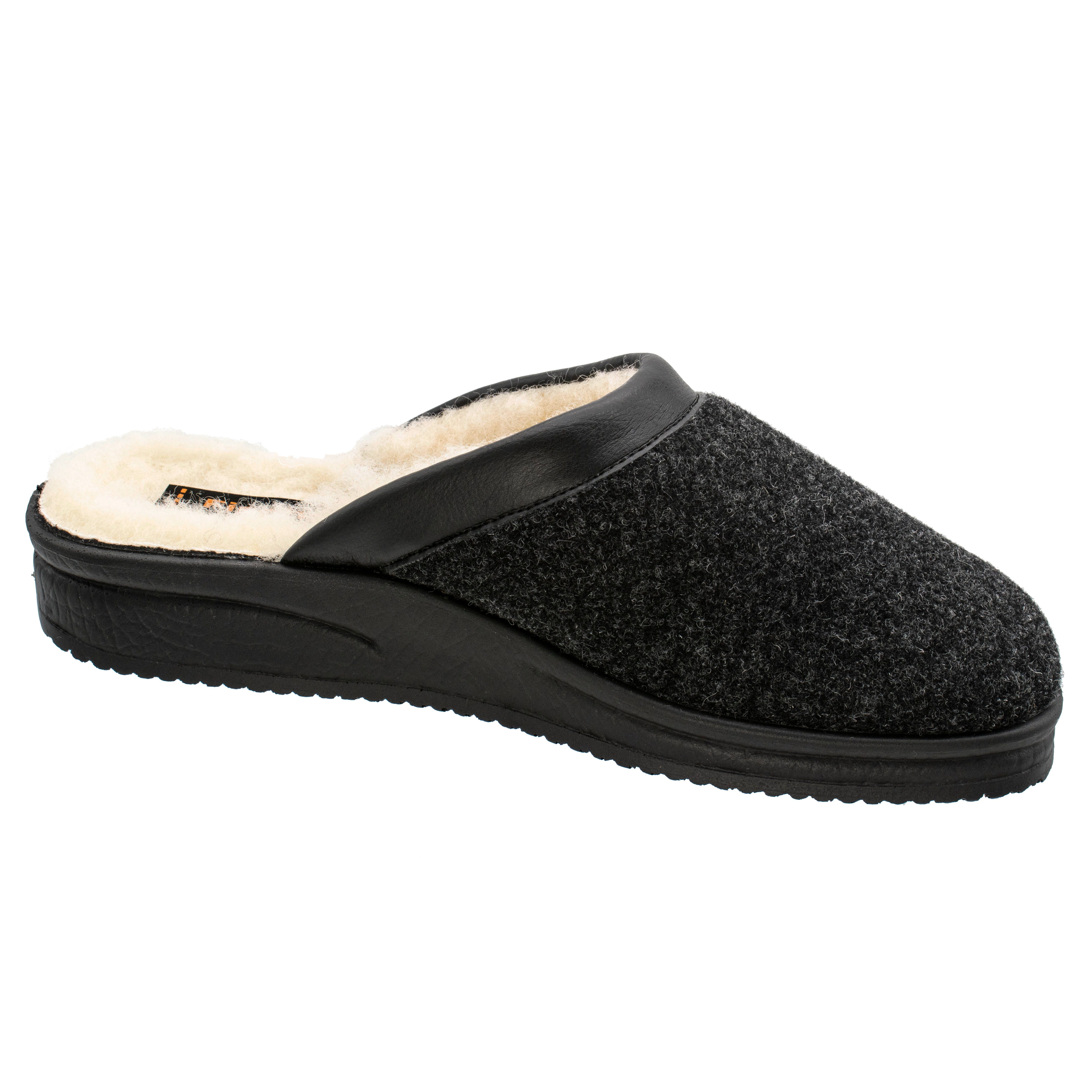Fischer-Markenschuh Andy Pantoffel Schurwollfutter