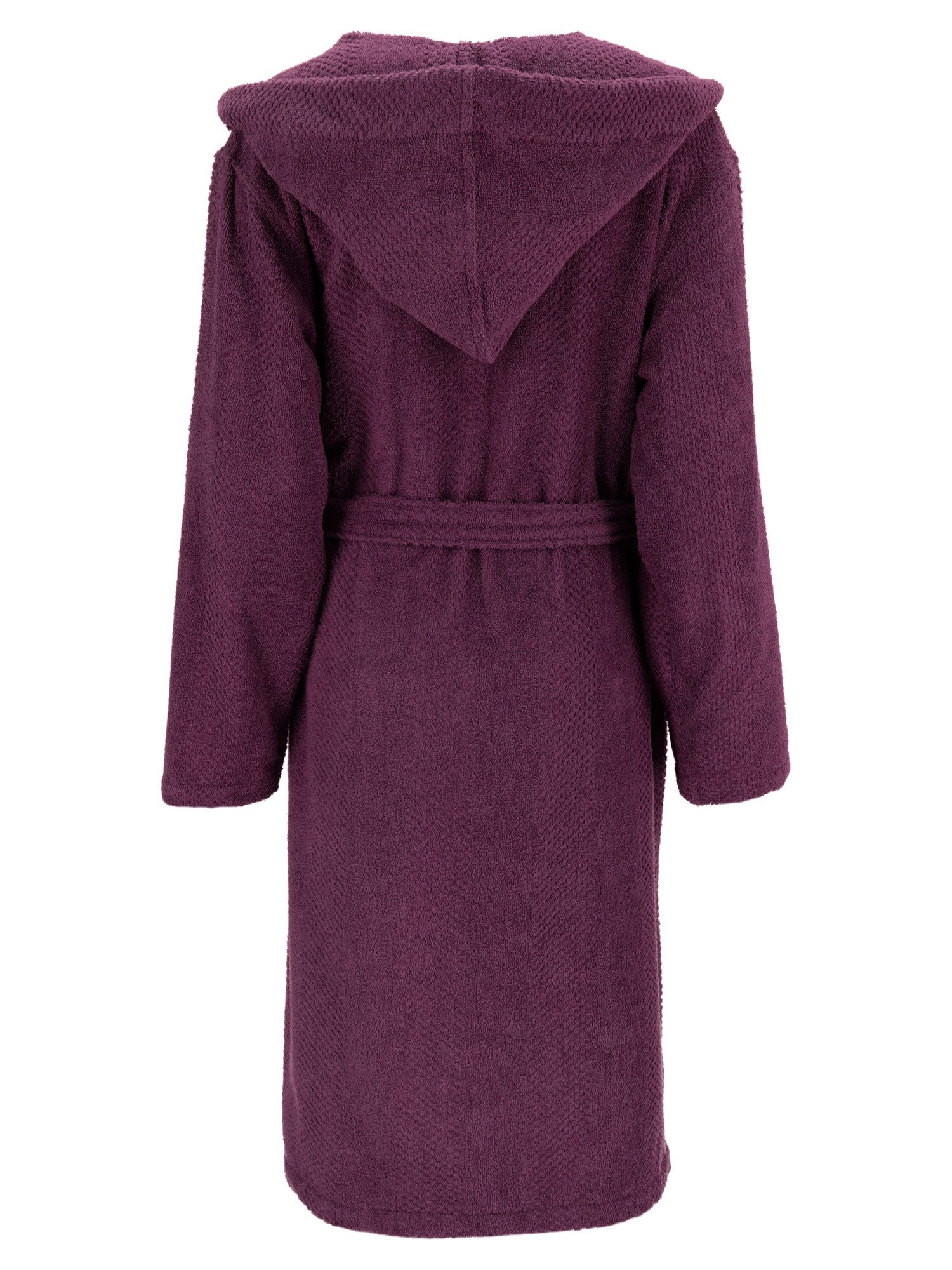 Vossen Unisex-Bademantel Unisex Bademantel mit Kapuze Samu, 100% Baumwolle günstig online kaufen